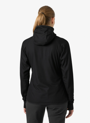 Kapuzenpullover Damen Helly Hansen Odin Breeze Hooded Fleece - black