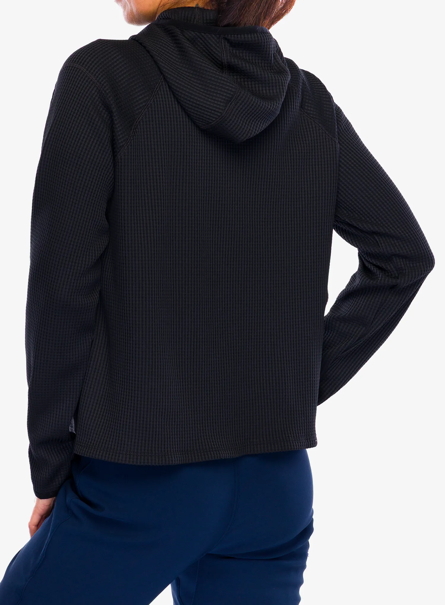 Kapuzenpullover Damen Odlo Cubic Mid Layer Hoody - black