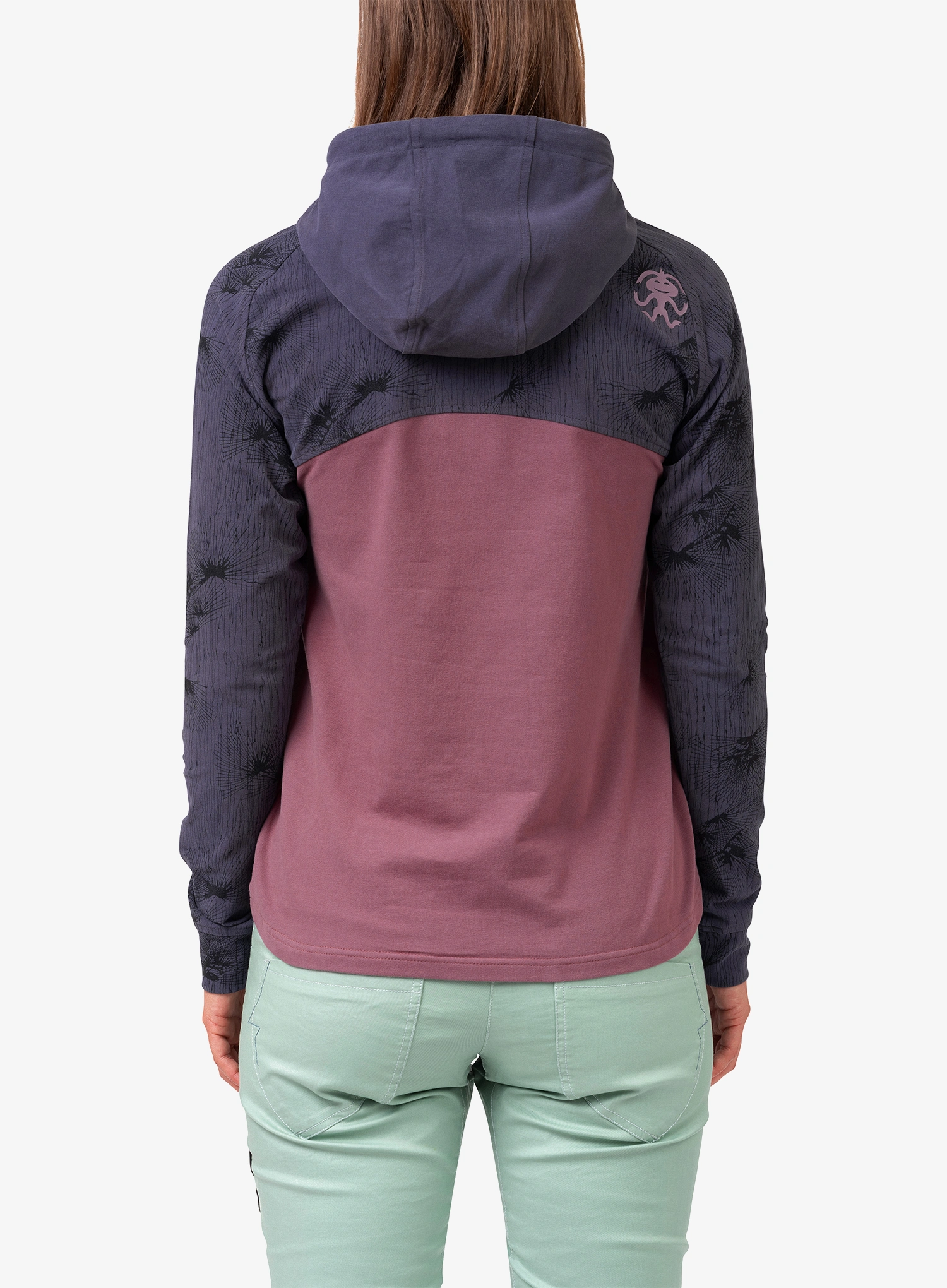 Kapuzenpullover Damen Rafiki Estrella - grape shake/ink