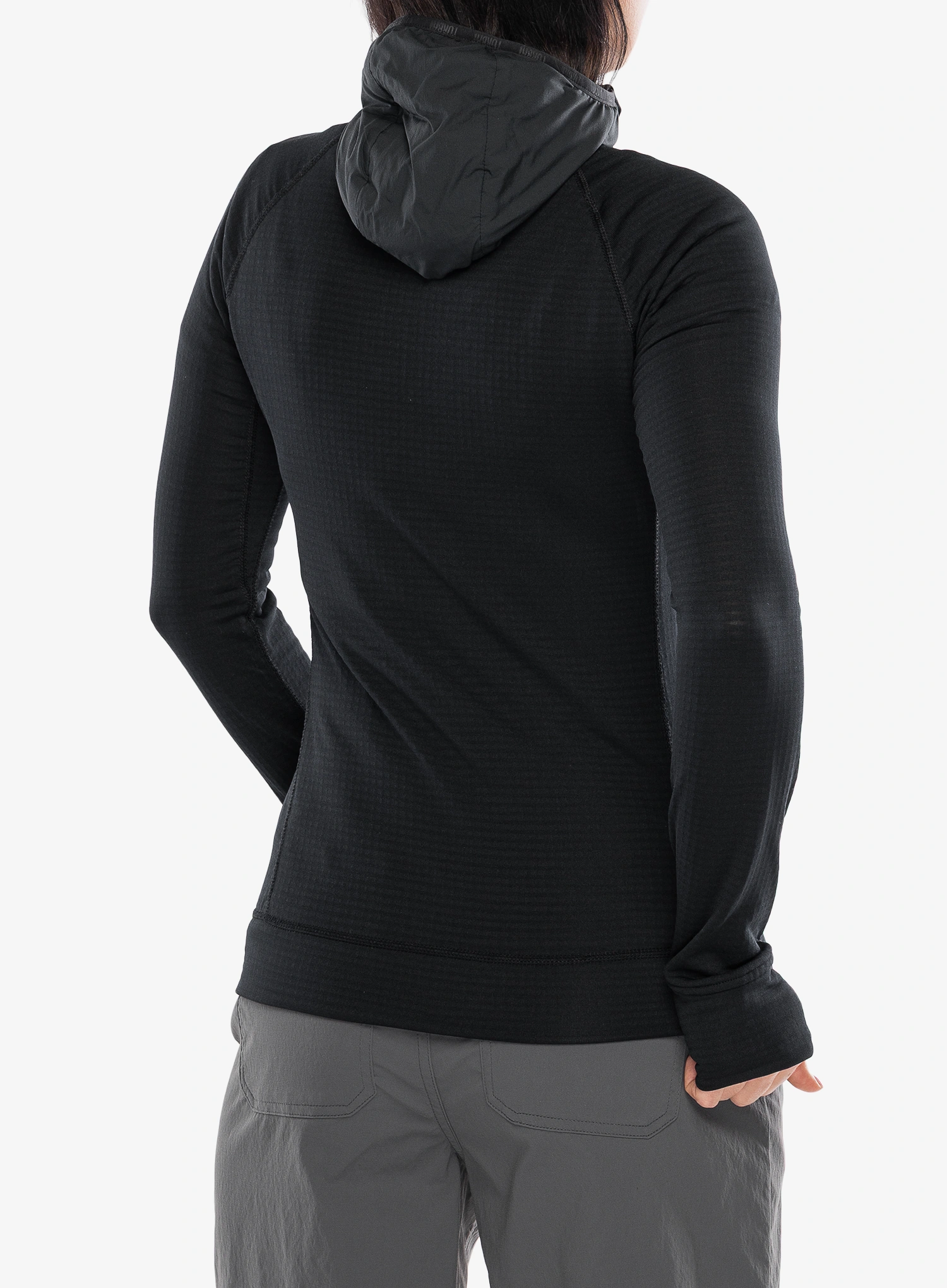 Kapuzenpullover Damen Turbat Ilma Hood - jet black/black