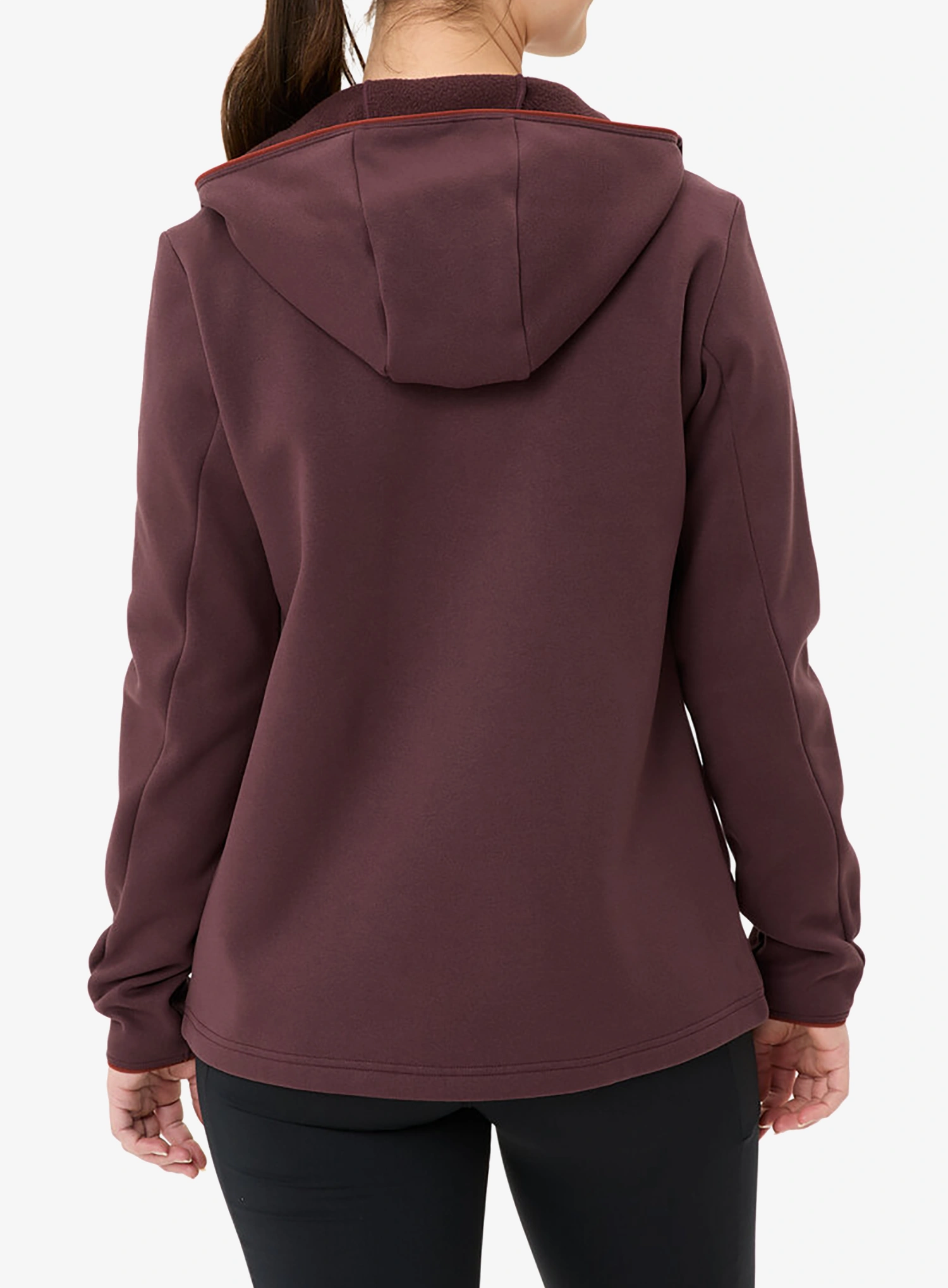 Kapuzenpullover Damen Vaude Idris Fleece Hoody - dark oak