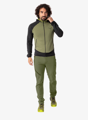 Hoodie Dynafit Transalper Light PTC Hoody - black out/military green