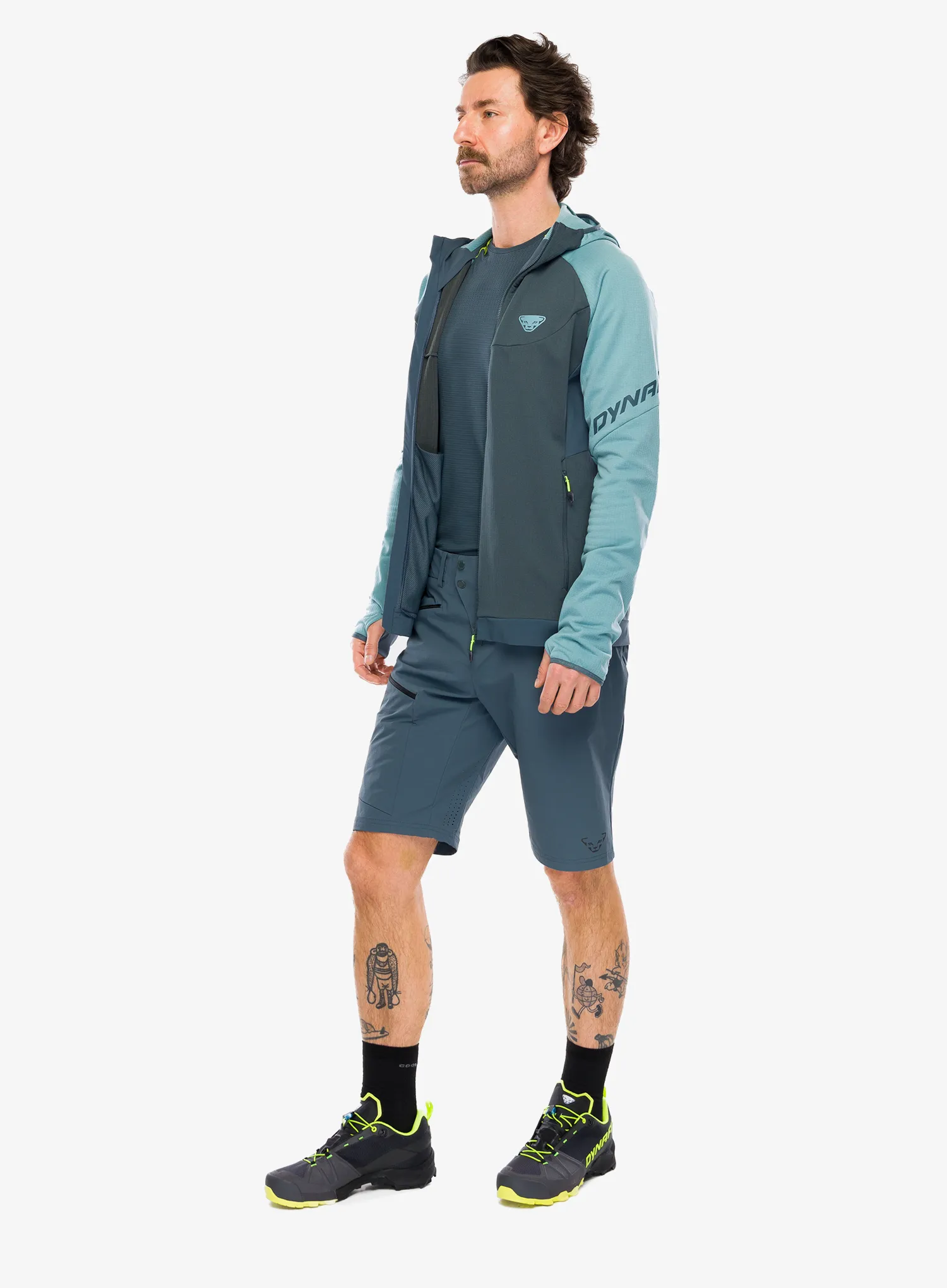 Hoodie Dynafit Transalper Ptc Hooded JKT - smoke blue