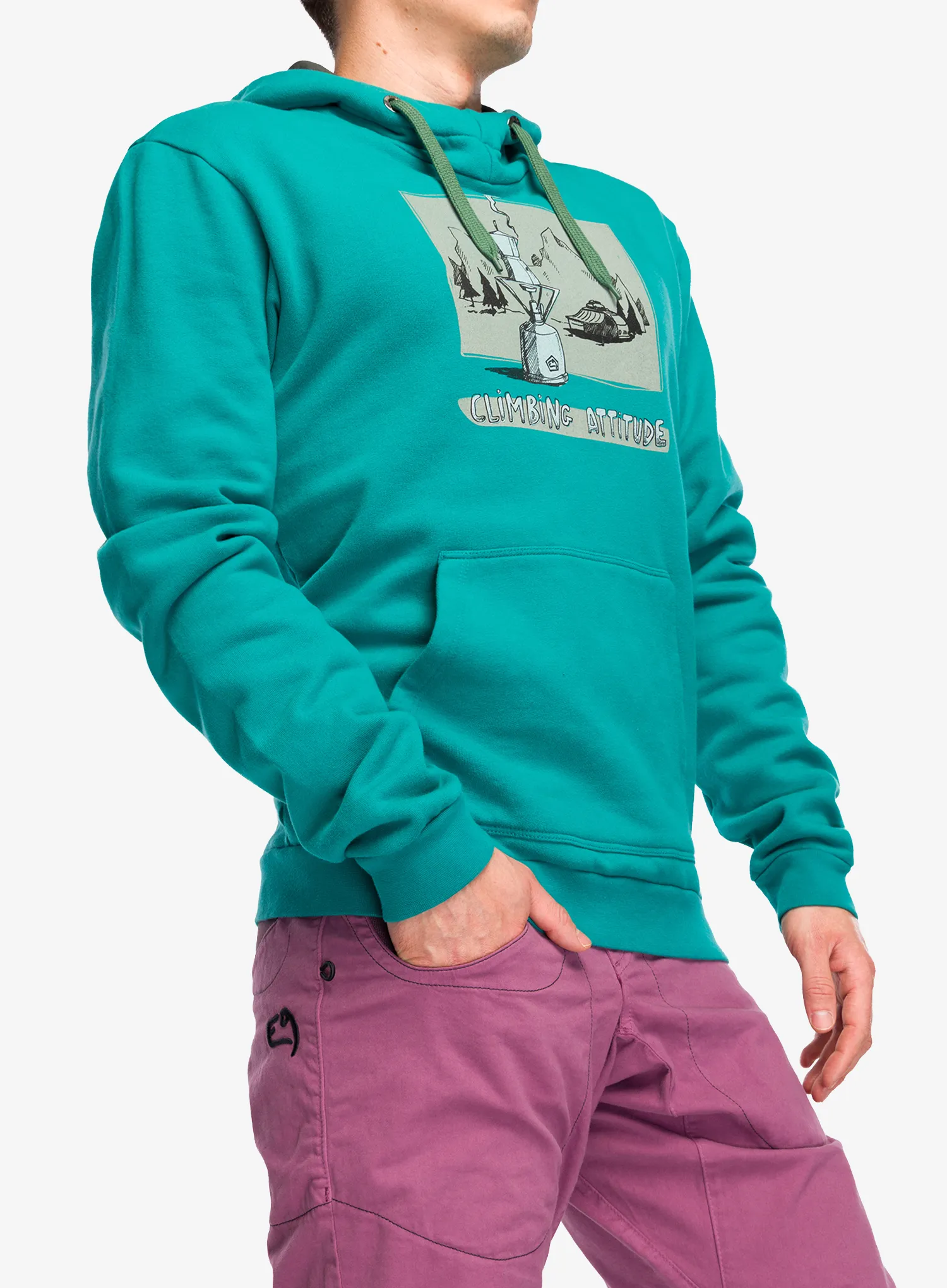 Hoodie E9 Hood - cerulean