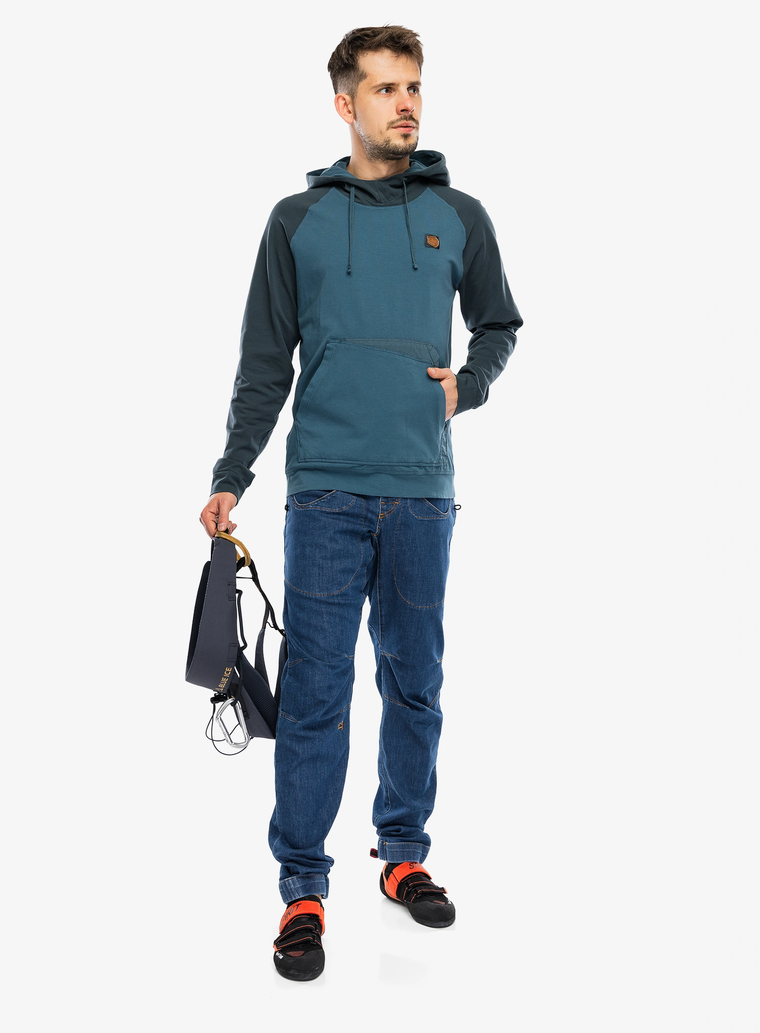 Hoodie E9 Squ-Dub - apatite