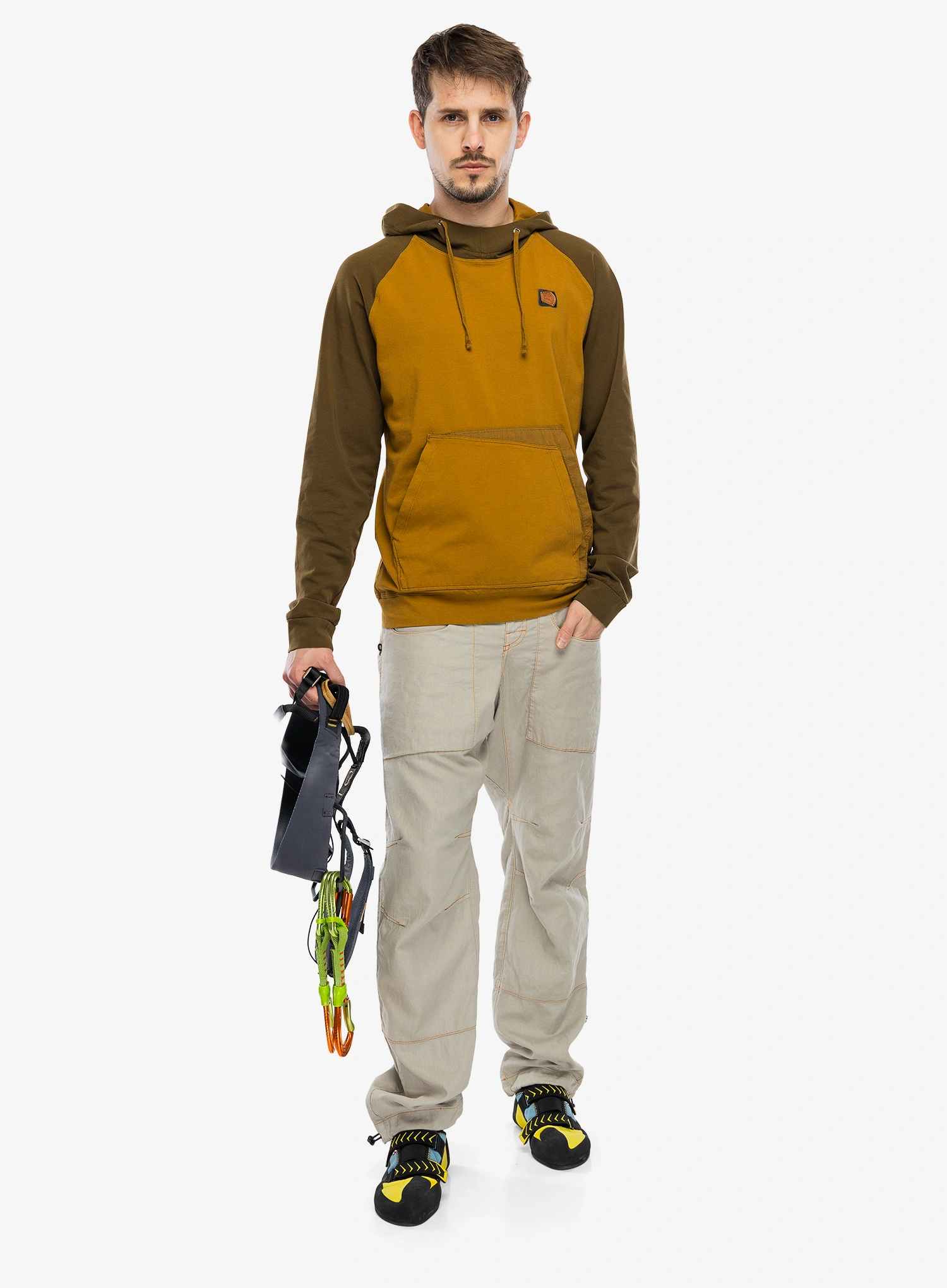 Hoodie E9 Squ-Dub - caramel