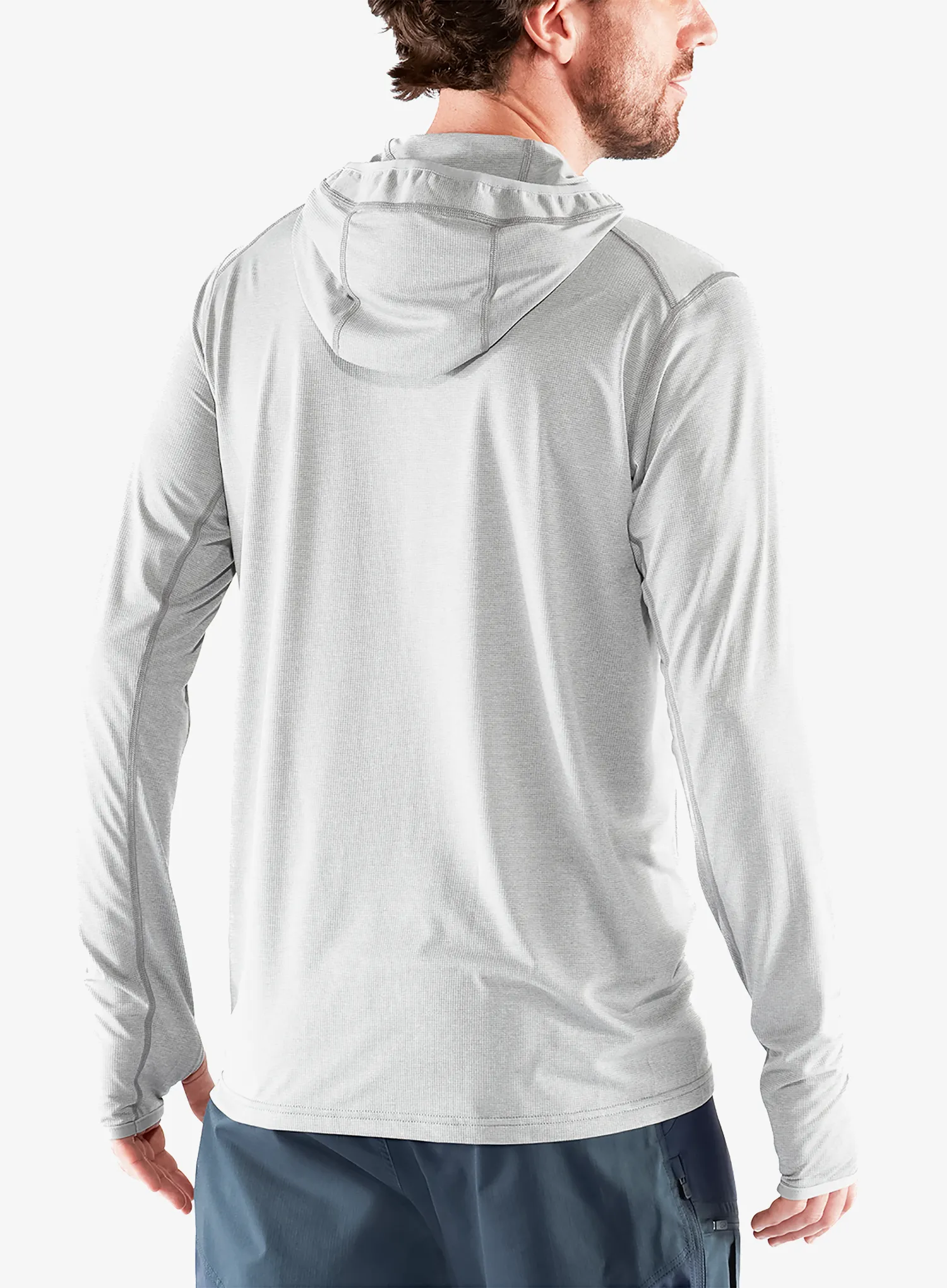Hoodie Fjallraven Abisko Sun-hoodie - shark grey