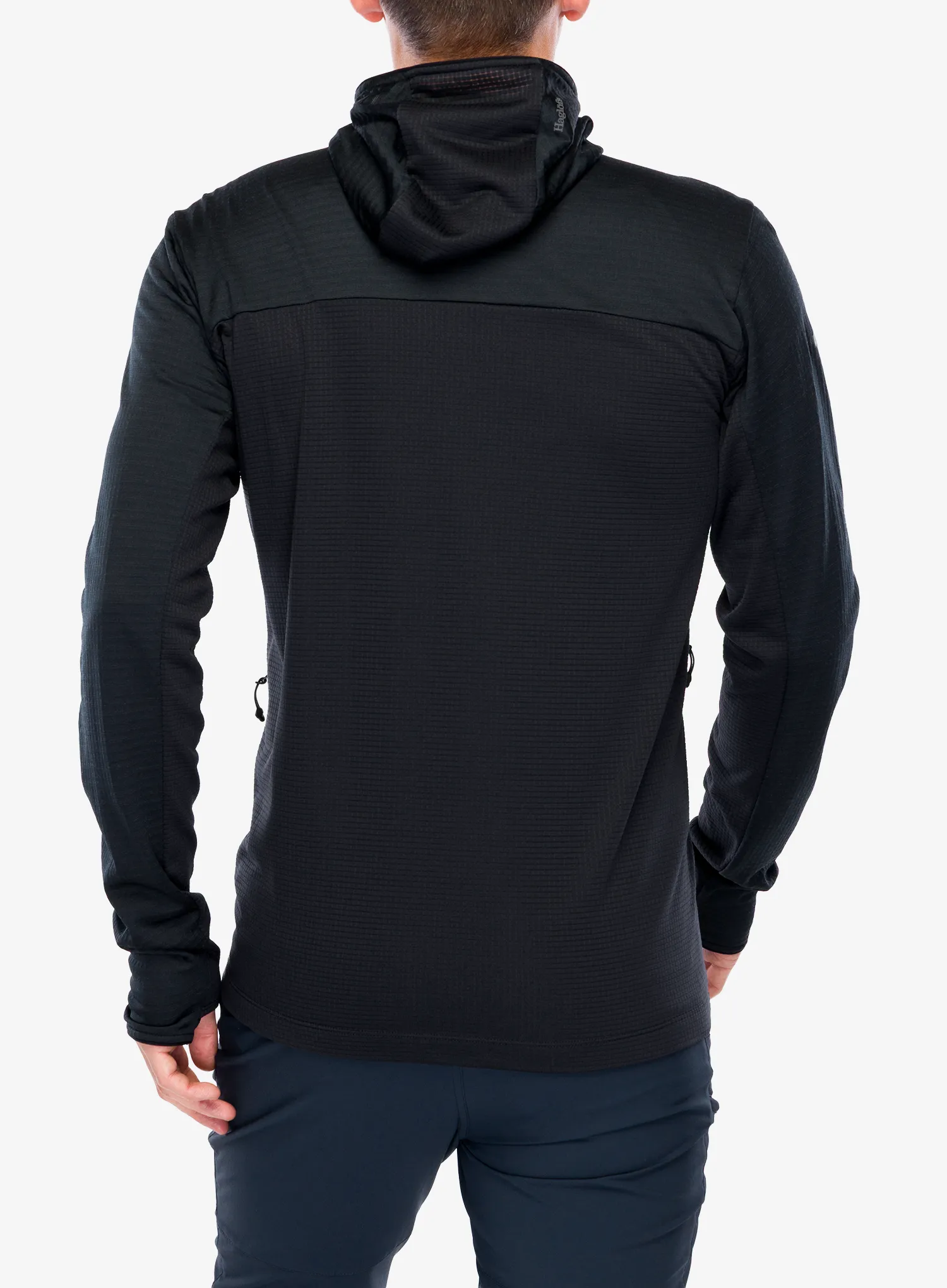Hoodie Haglofs L.I.M Mid Fast II Hood - true black