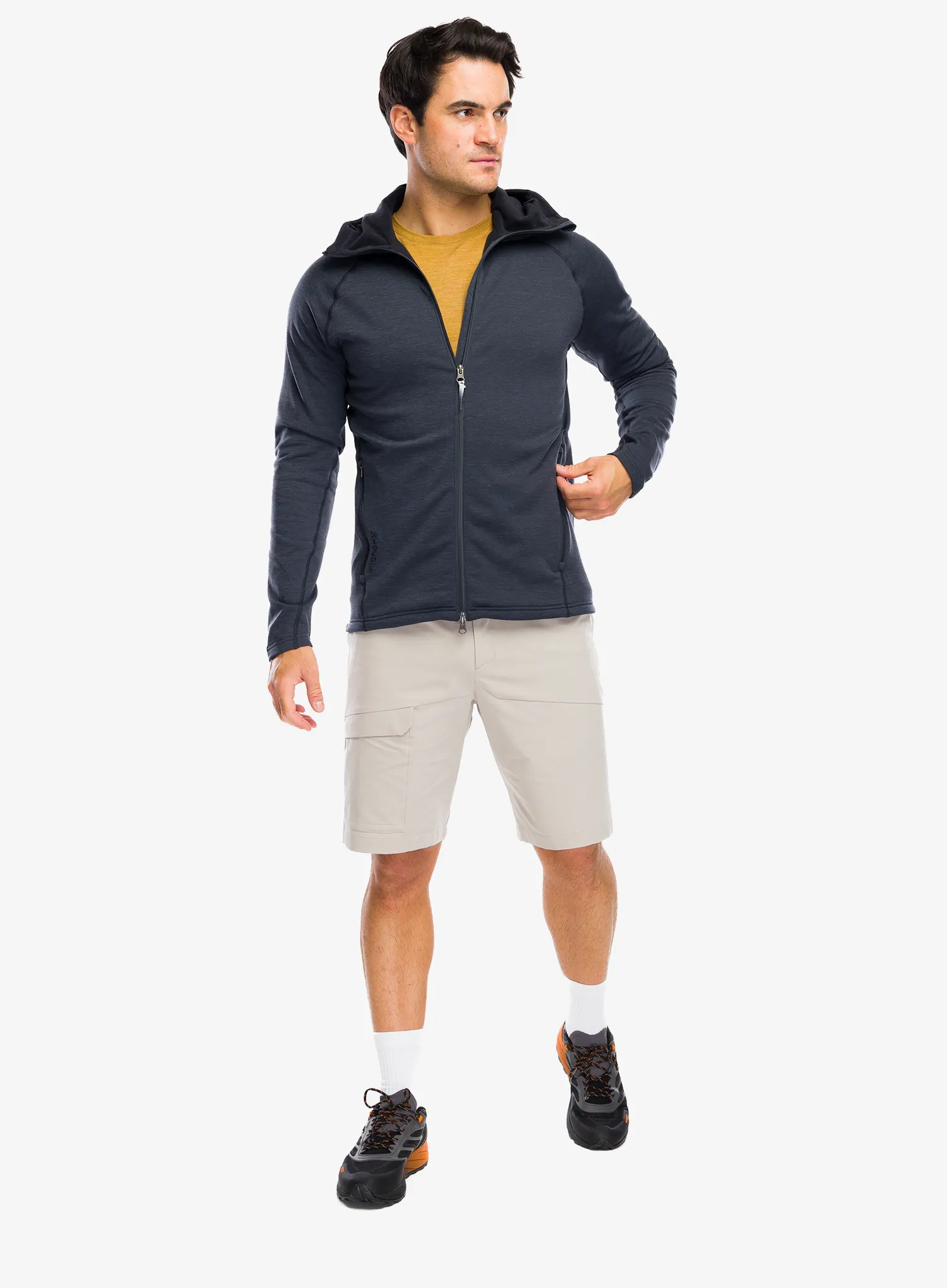 Hoodie Houdini Power Up Light Houdi - rock black