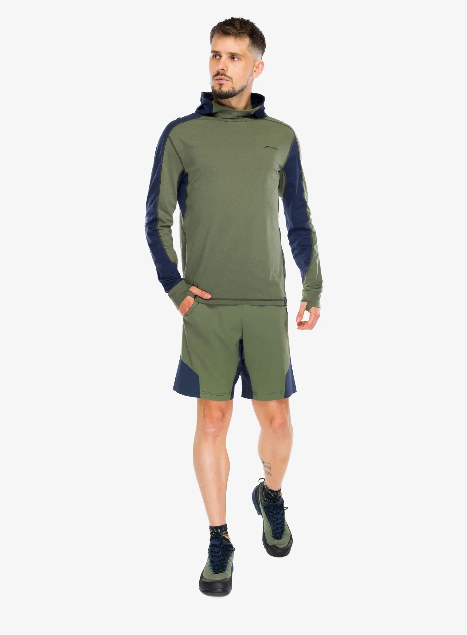 Hoodie La Sportiva Cloud Shadow Sun Hoody - cypress/night sky