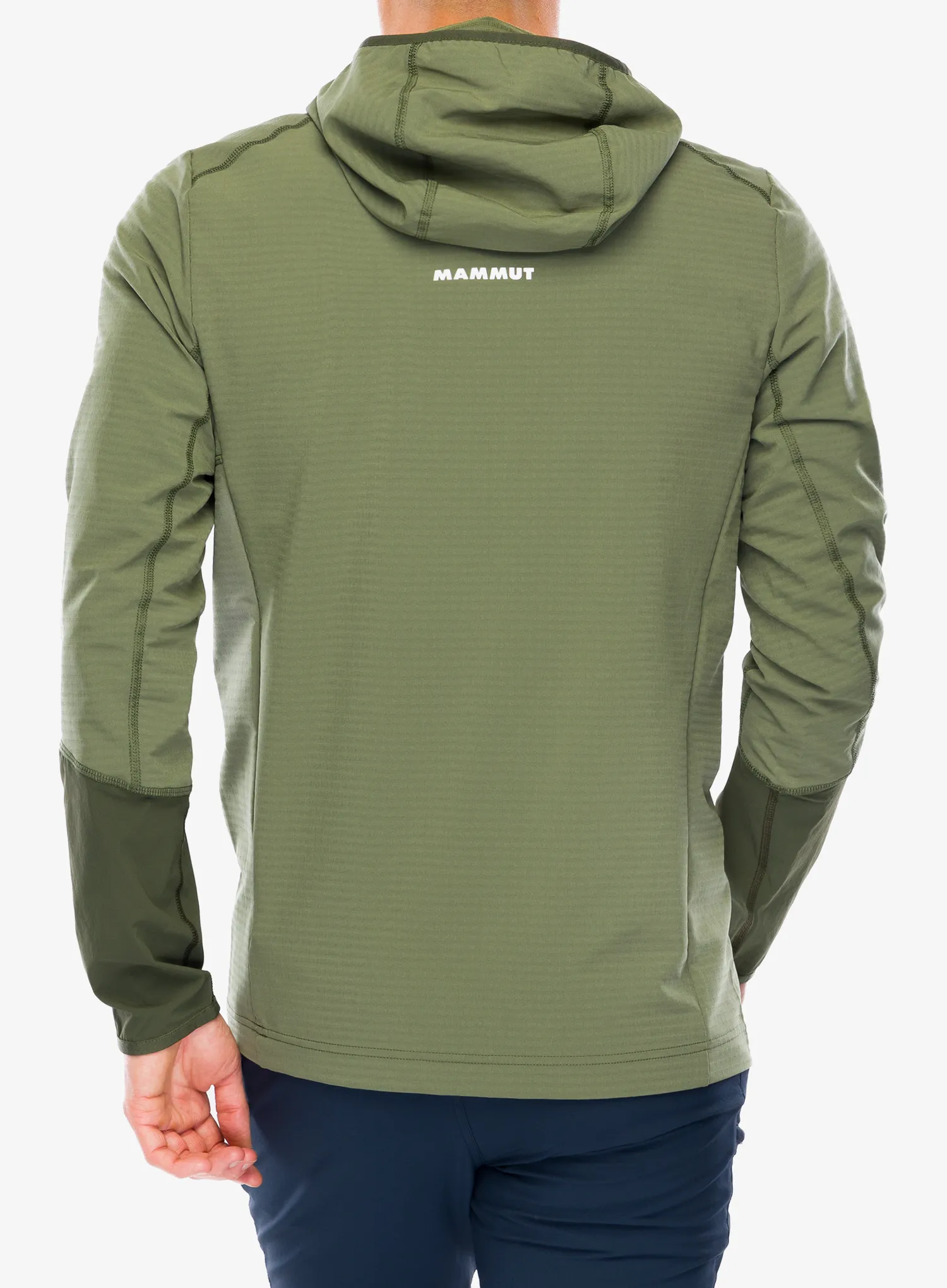 Hoodie Mammut Madris Light ML Half Zip Hoody - marsh/dark marsh