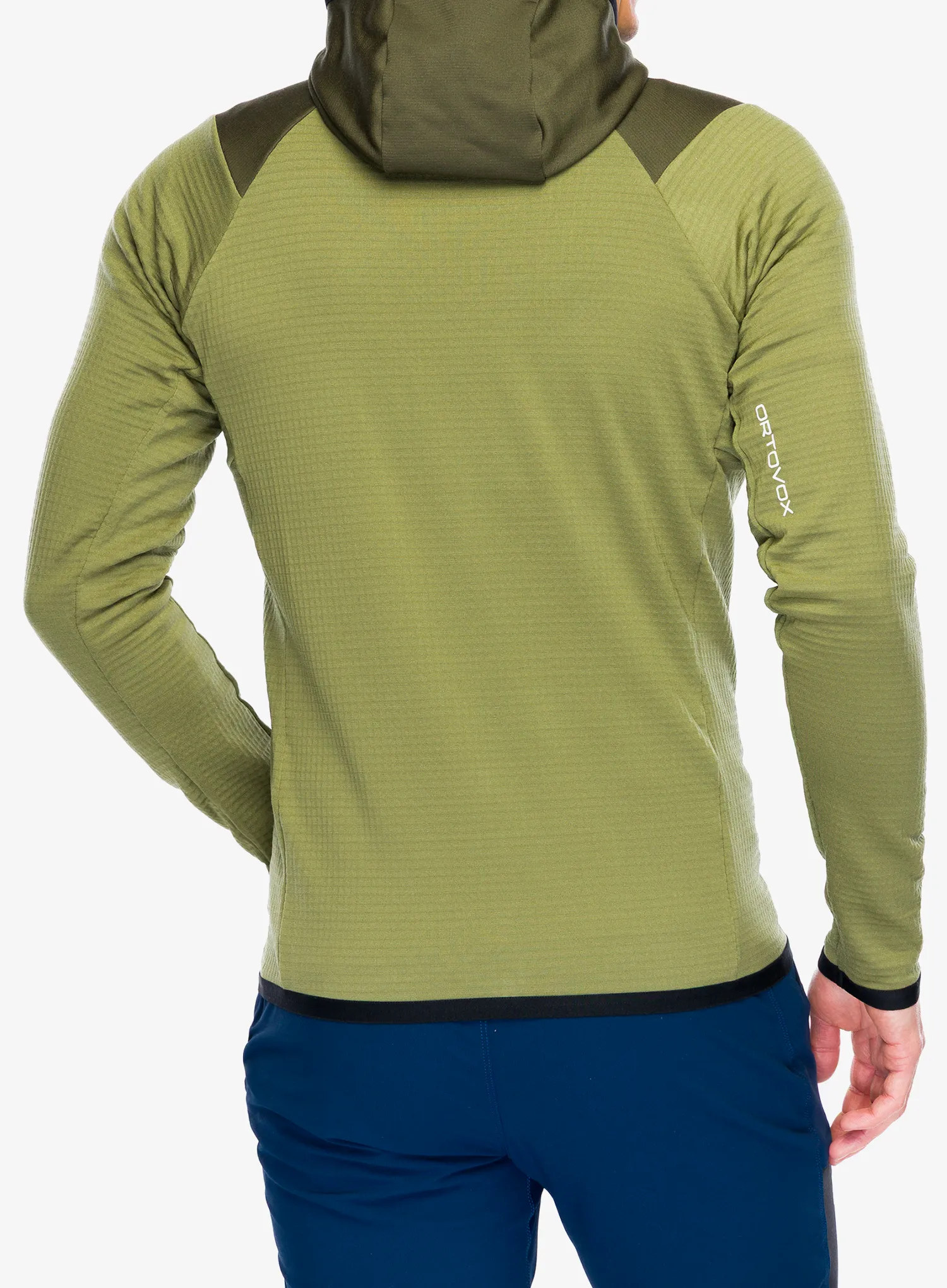 Hoodie Ortovox Fleece Grid Hoody - wild herbs