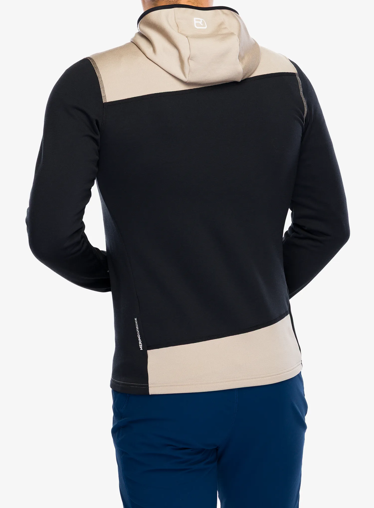 Hoodie Ortovox Fleece Light Hoody - black raven/black raven