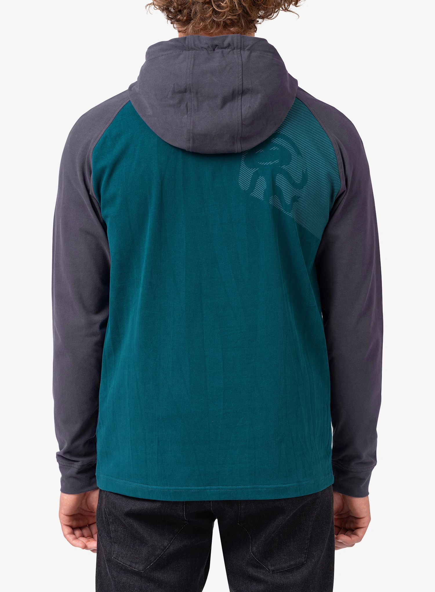 Hoodie Rafiki Traverse - gulf coast/ink