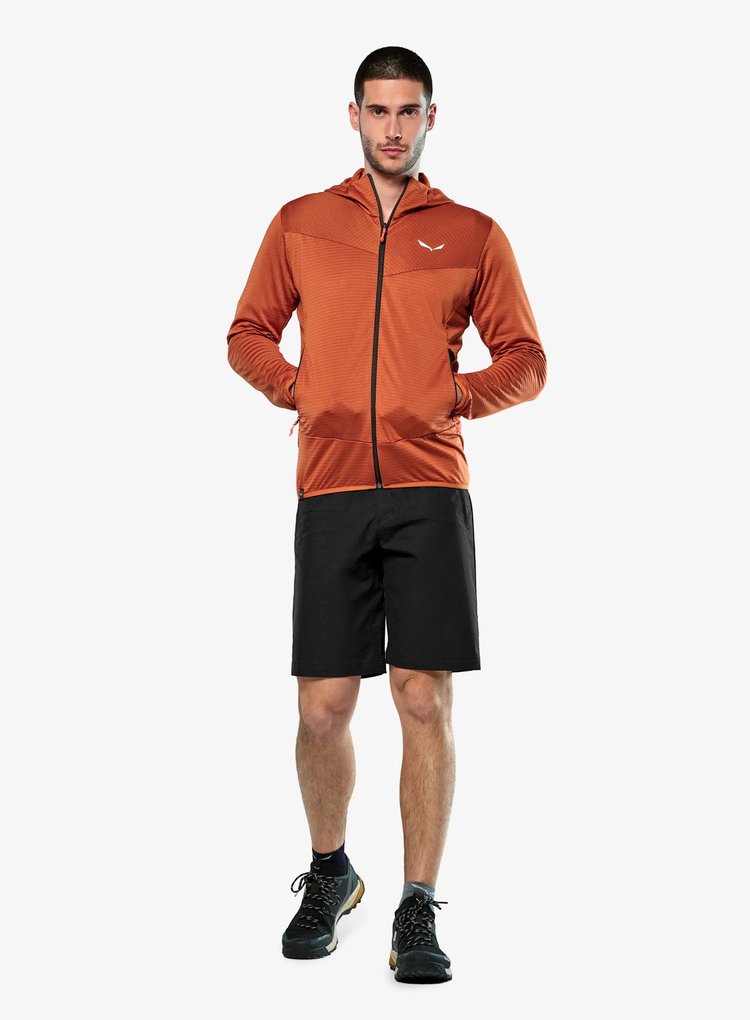 Hoodie Salewa Puez Altavia PL HD Jacket - bombay brown