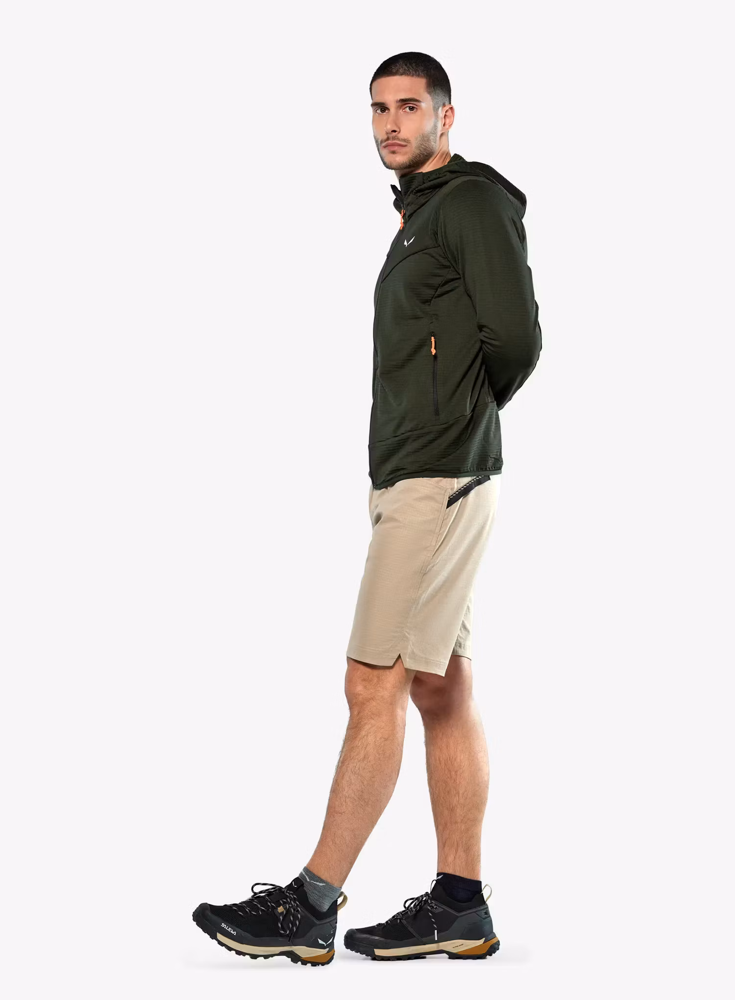Hoodie Salewa Puez Altavia PL HD Jacket - dark olive