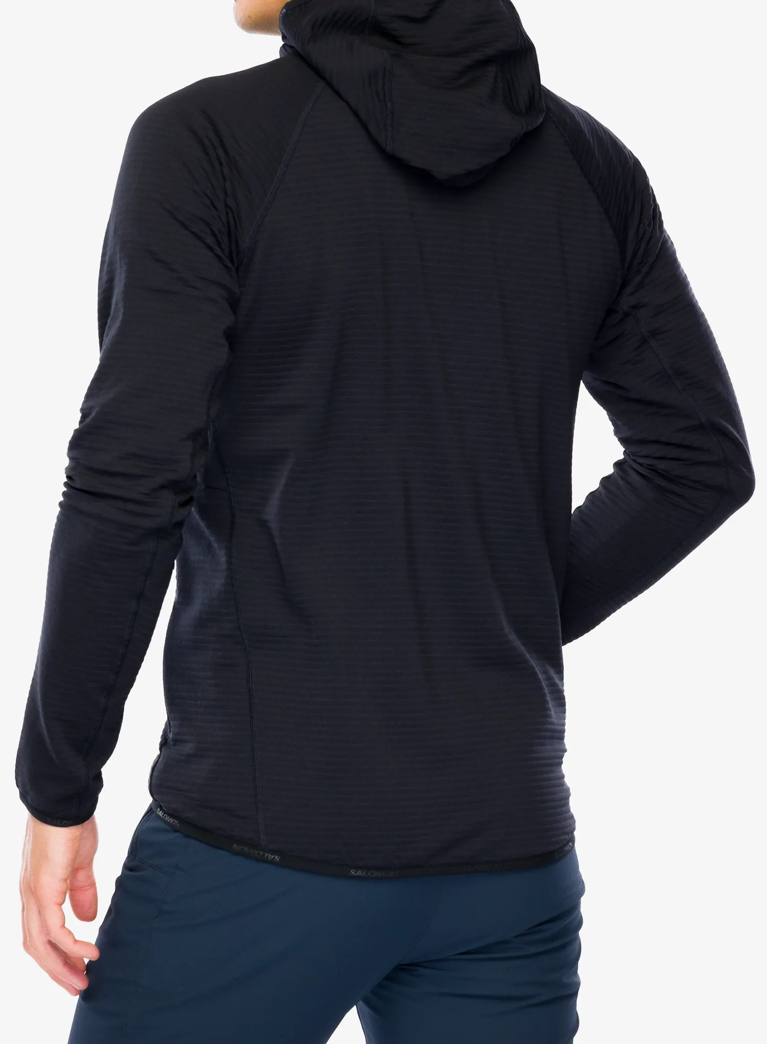 Hoodie Salomon Essential Lightwarm HD - deep black