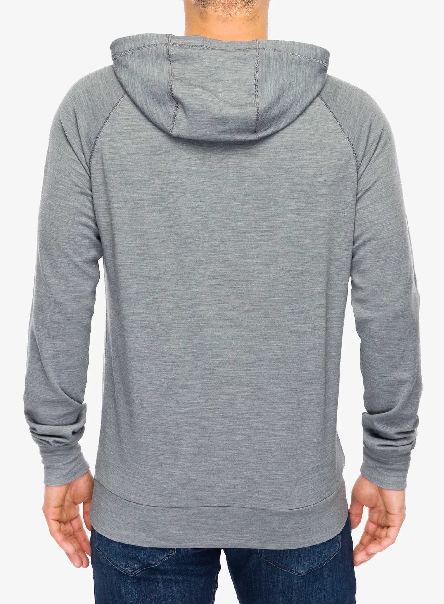 Hoodie Super.natural Fav Sailor Hoodie - c.grey mel/jet blk/h.risk red