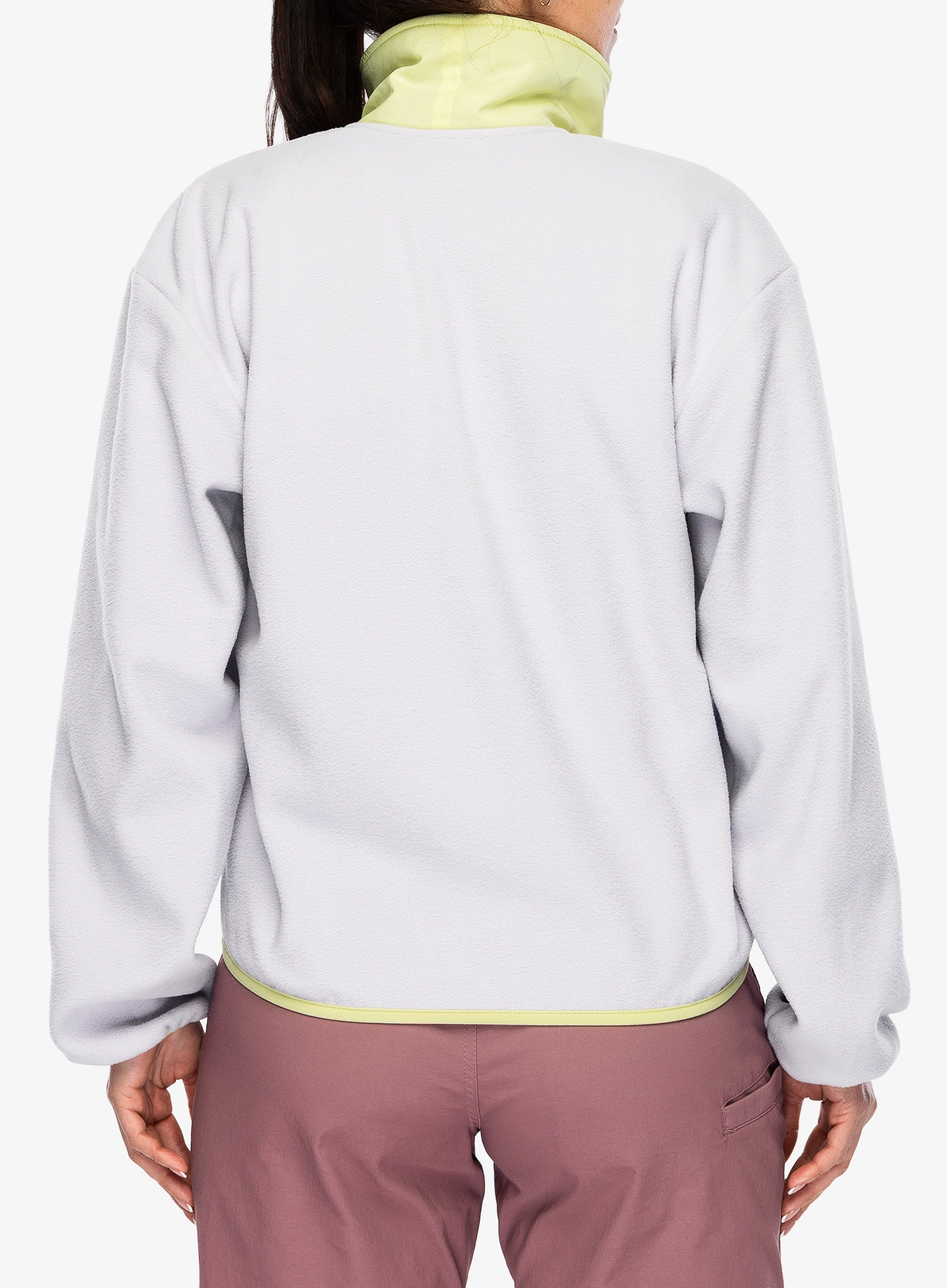 Sweatshirt mit Reißverschluss Damen Columbia Sequoia Grove Half Zip Fleece - l.pearl/stormwatch/citron haze