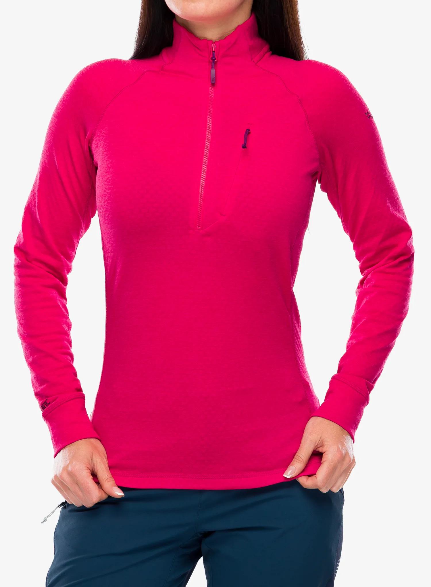 Sweatshirt mit Reißverschluss Damen Rab Nexus Pull On - watermelon