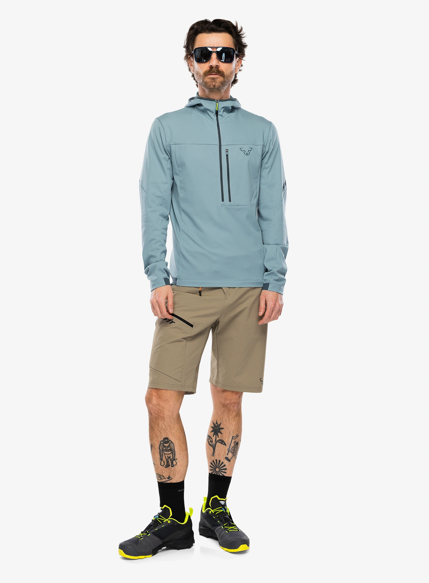 Pullover mit Reißverschluss Dynafit Traverse Thermal 1/2 Zip - smoke blue