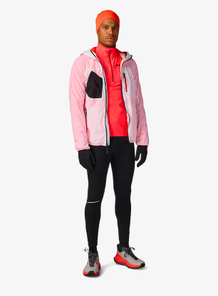 Pullover mit Reißverschluss Rossignol Hero Half Zip First Layer - neon red