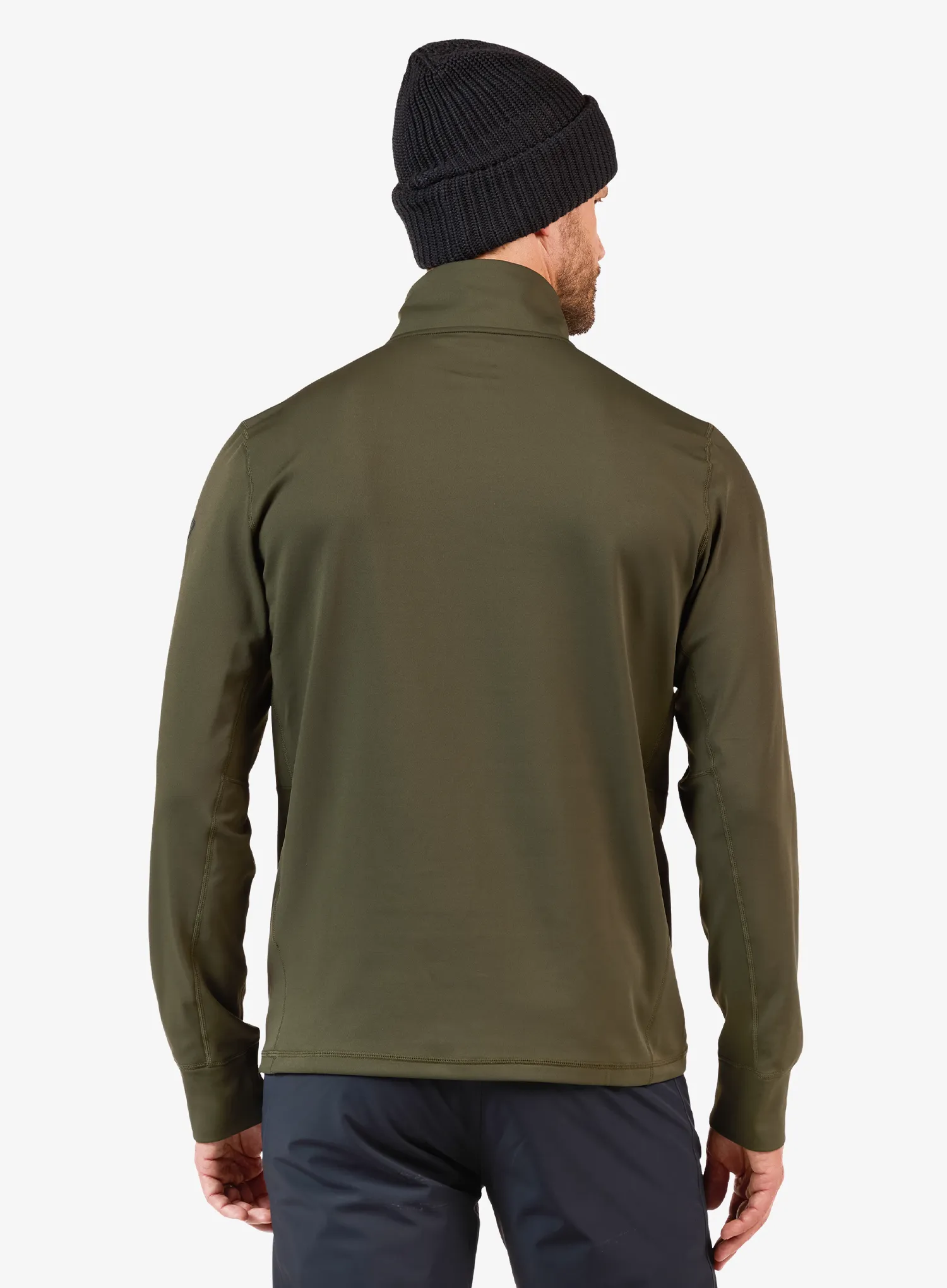 Pullover mit Reißverschluss Rossignol Mid Layer Stretch Half-Zip - olive shadow