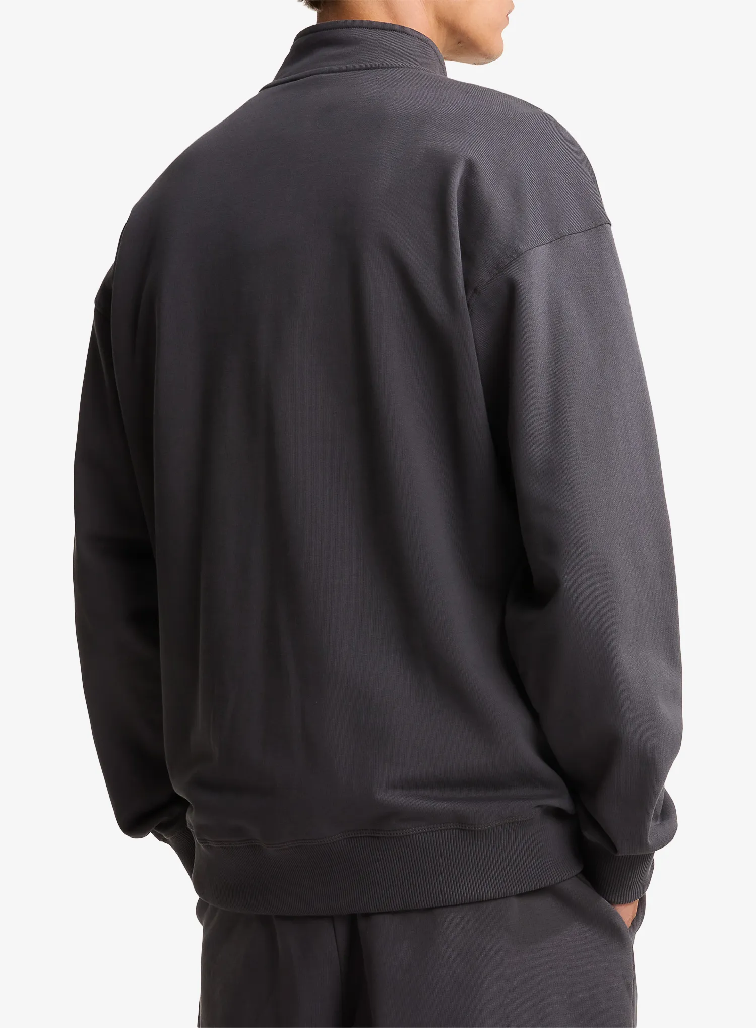 Pullover mit Reißverschluss The North Face Essential Light Relaxed 1/4 Zip Crew - anthracite grey