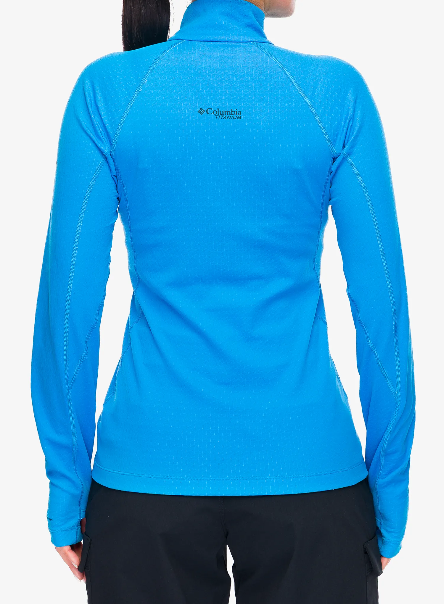 Pullover mit Reißverschluss Damen Columbia DriVenture Half Zip - compass blue