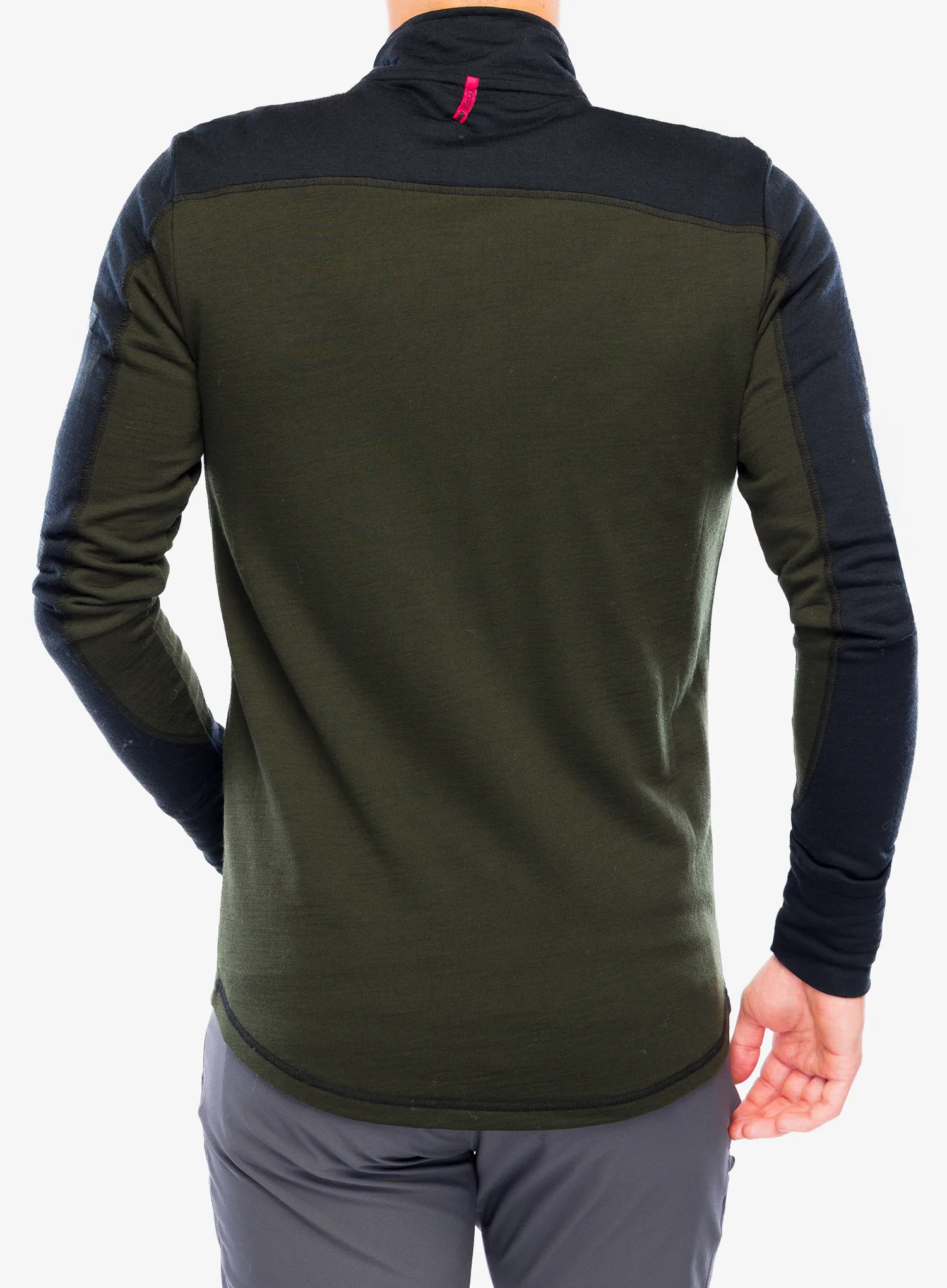 Sweatshirt mit Reißverschluss Dovre 100% Merino Wool Zip - green