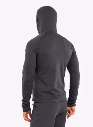 Fleecepullover Turbat Peak - jet black