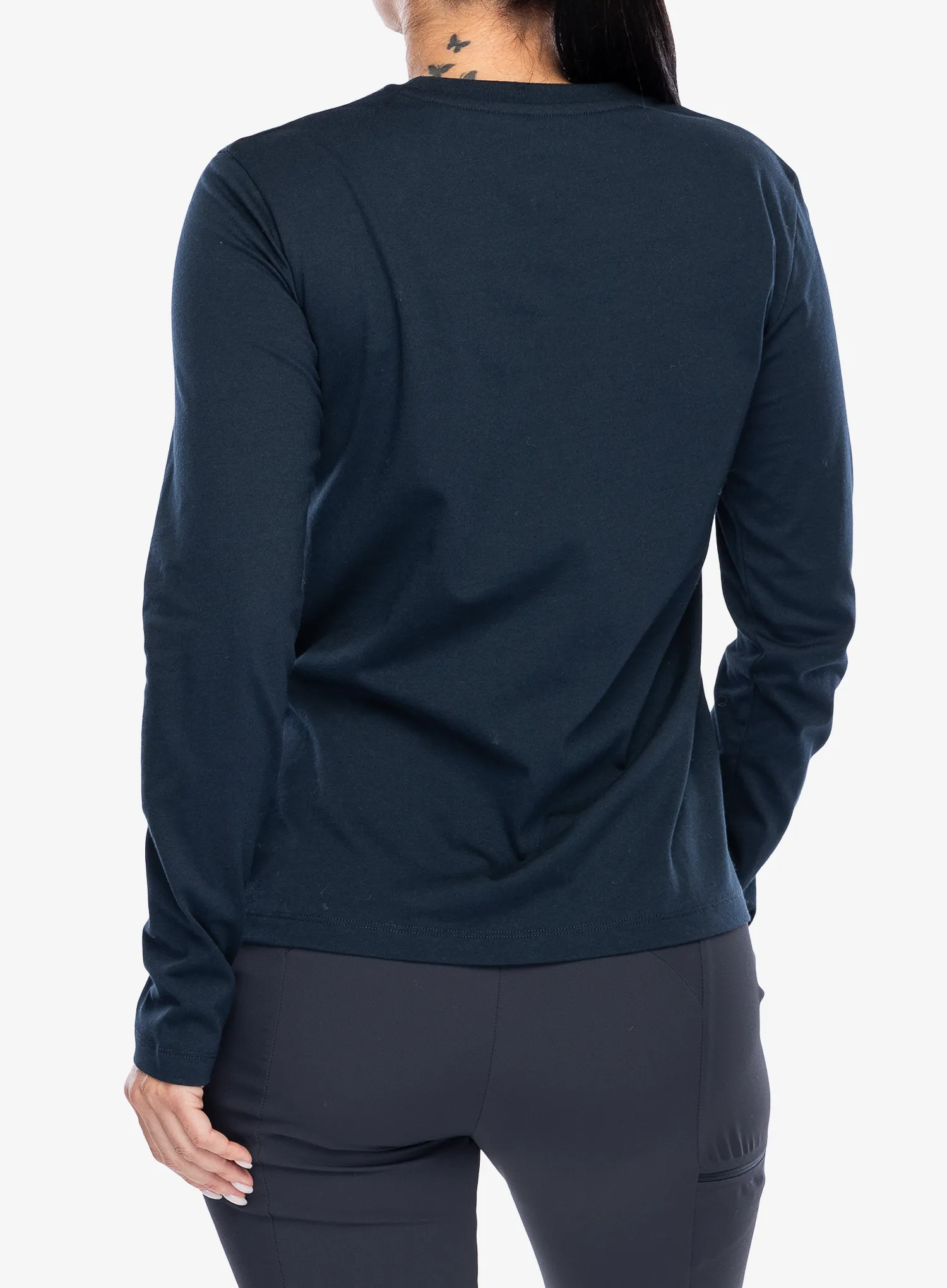 Longsleeve Damen Fjallraven 1960 Logo T-shirt LS - dark navy