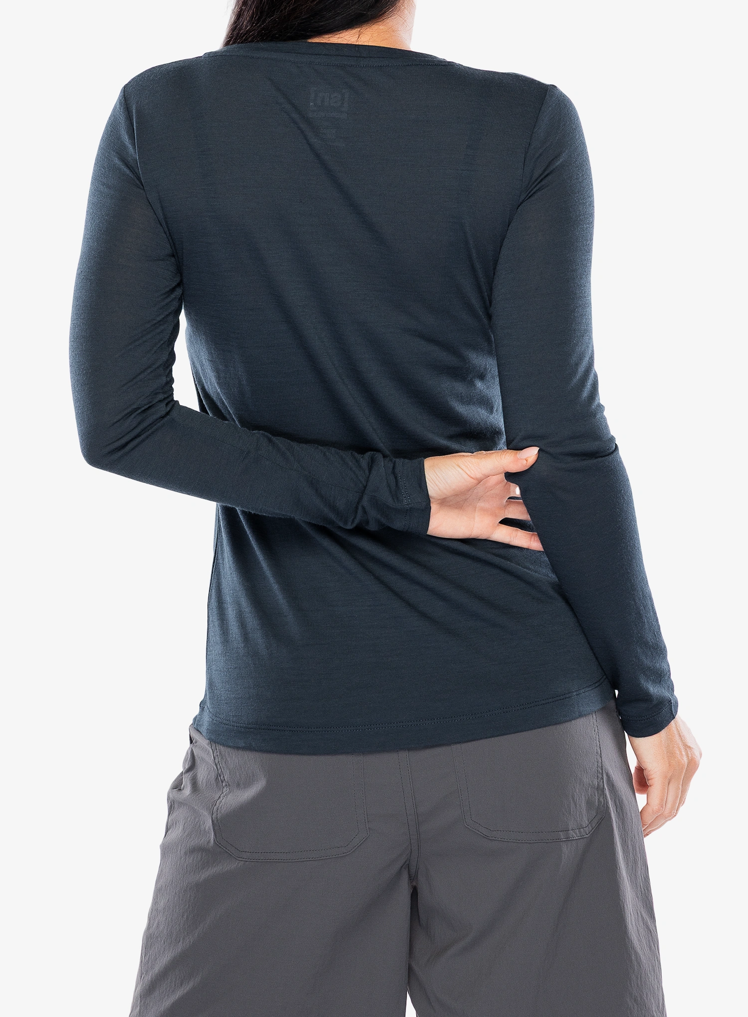 Longsleeve Damen Super.natural Dachshund Party LS - blueberry/various