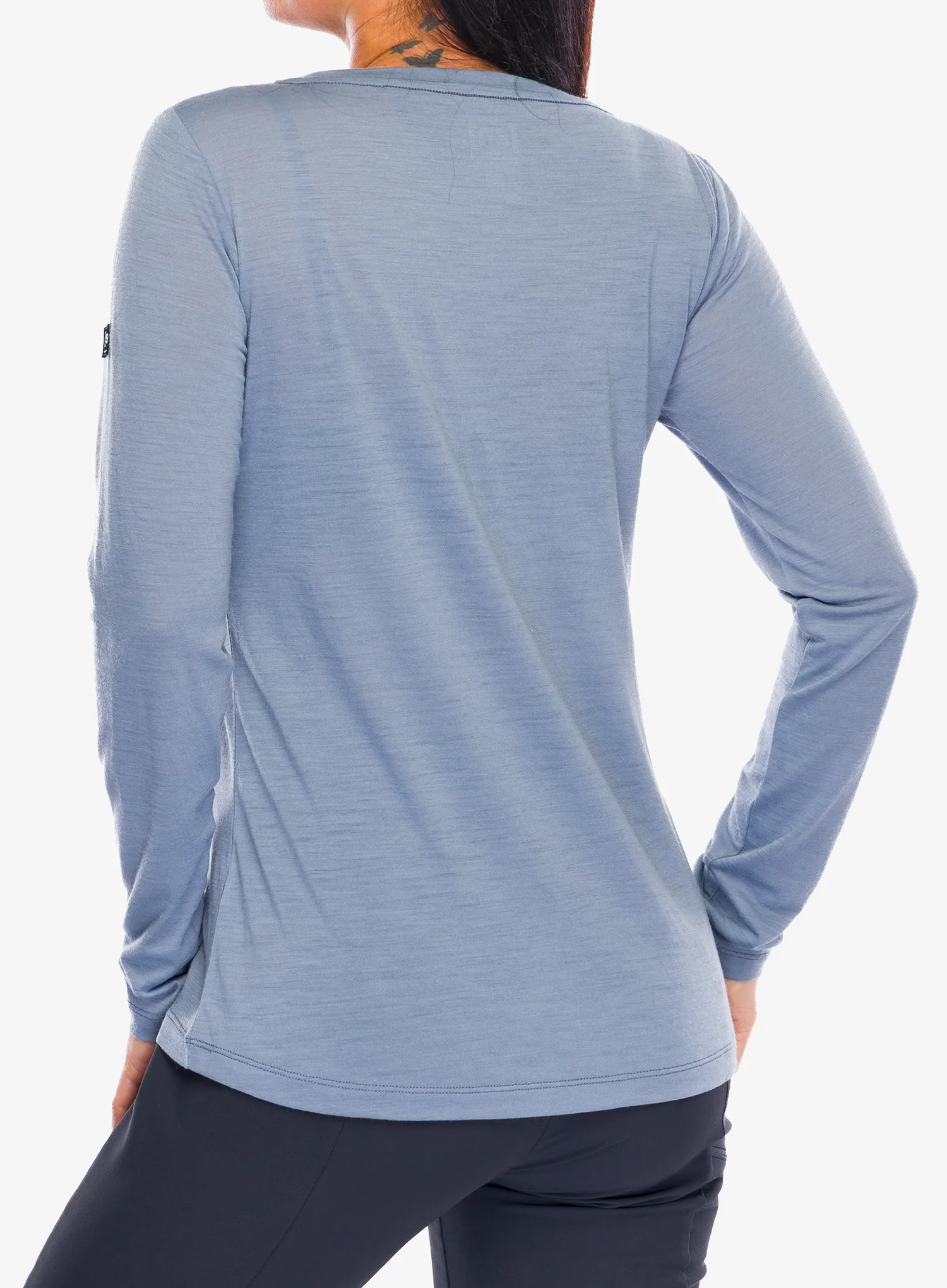 Longsleeve Damen Super.natural Gondola Ls - flint stone/various