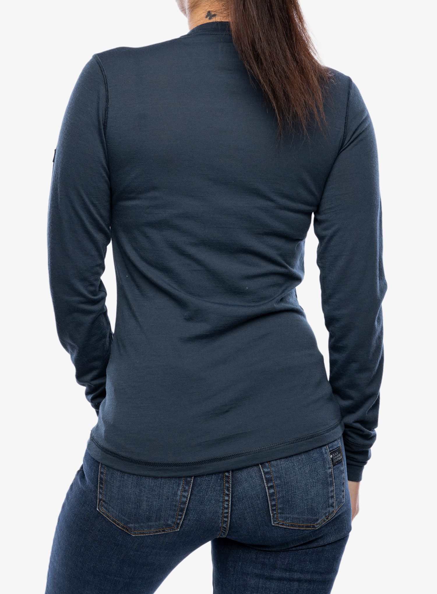 Longsleeve Damen Super.natural Tundra175 Ls - blueberry