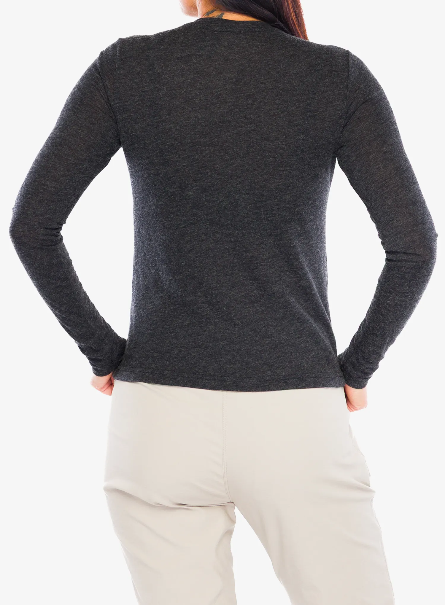 Longsleeve Damen Turbat Magic Logo LS - caviar/caviar