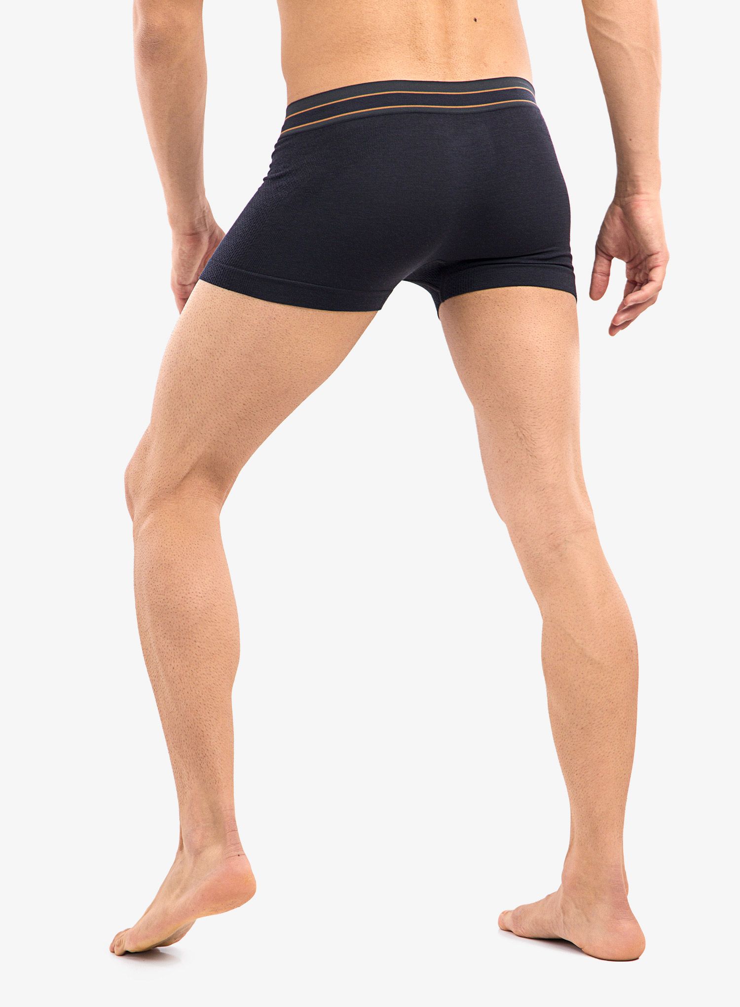 Boxershorts Herren Brubeck Active Wool Boxer Shorts - graphite