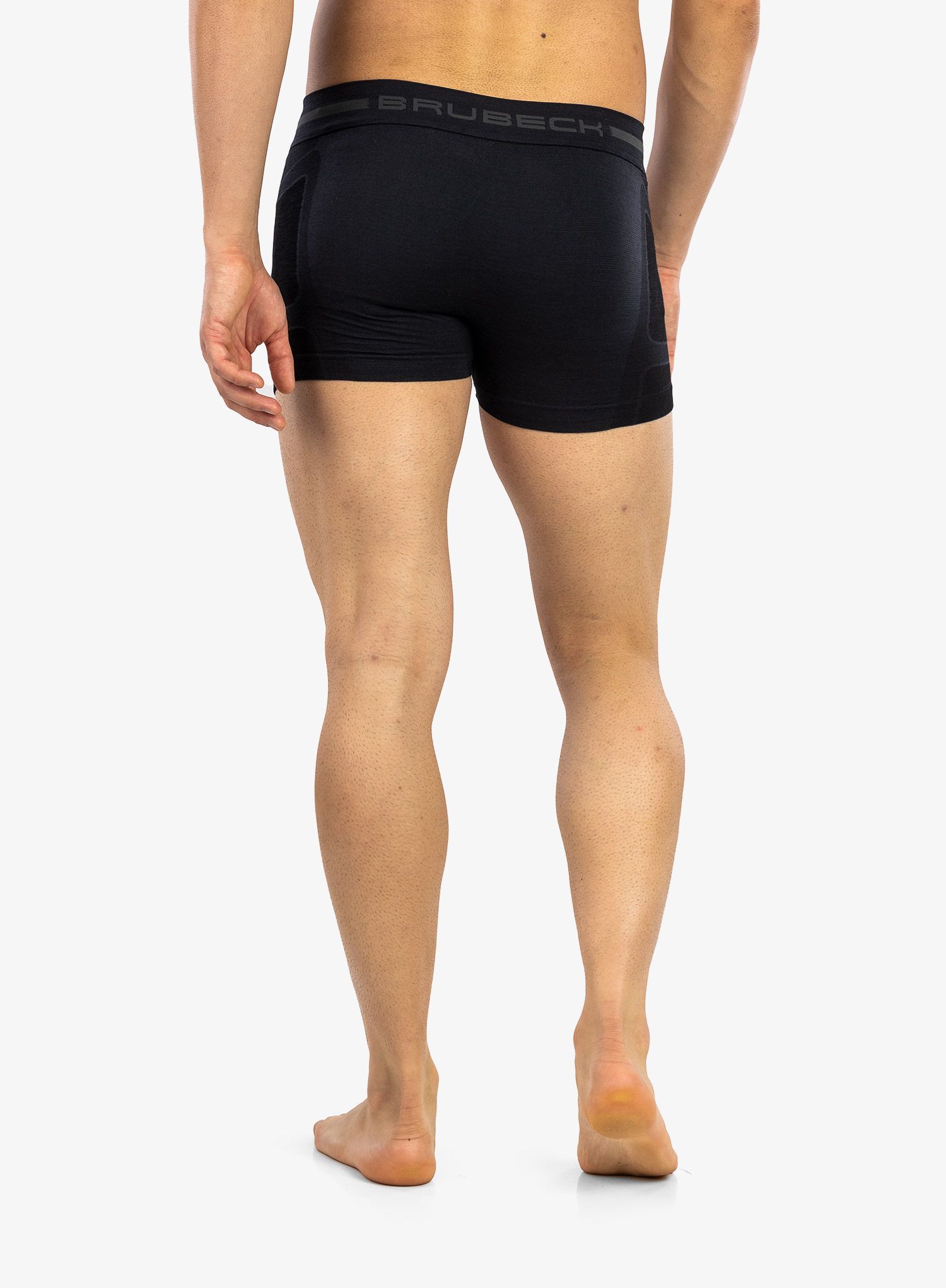 Boxershorts Herren Brubeck Comfort Wool Boxer Shorts - black