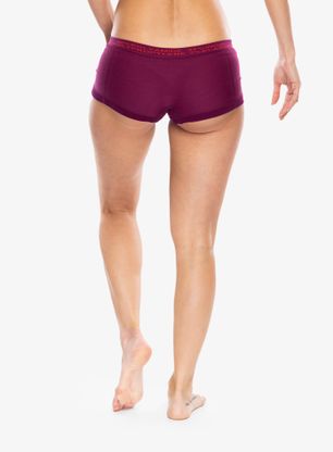 Boxershorts Damen Brubeck Active Wool Boxer Shorts - plum