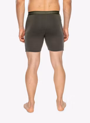 Boxershorts Icebreaker Anatomica Long Boxers - dk loden
