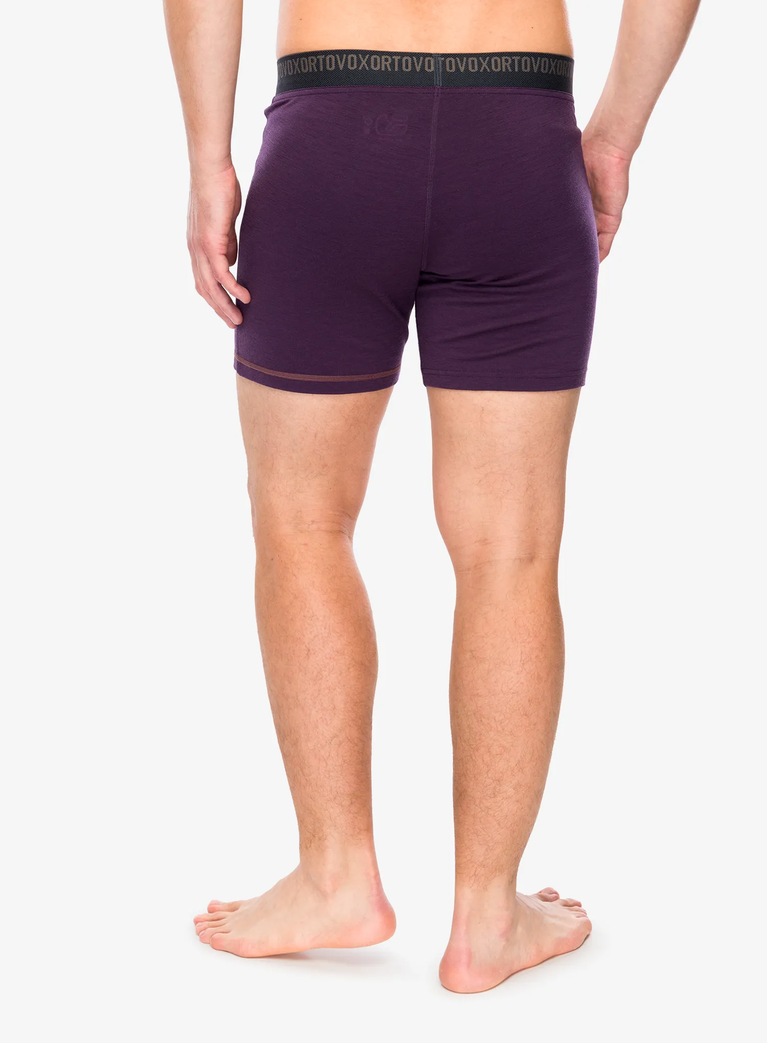Boxershorts Ortovox 185 Rock N Wool Boxer - dark wild berry