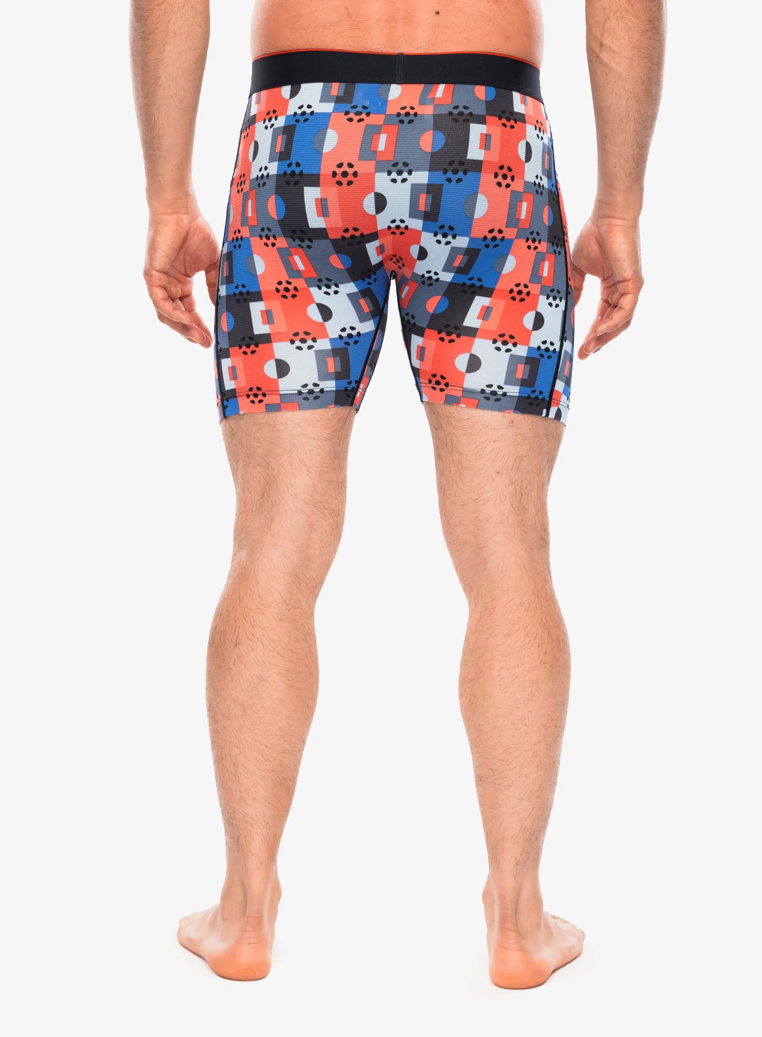 Boxershorts Saxx Multi-Sport Mesh Boxer Brief Fly - pitch check/multi