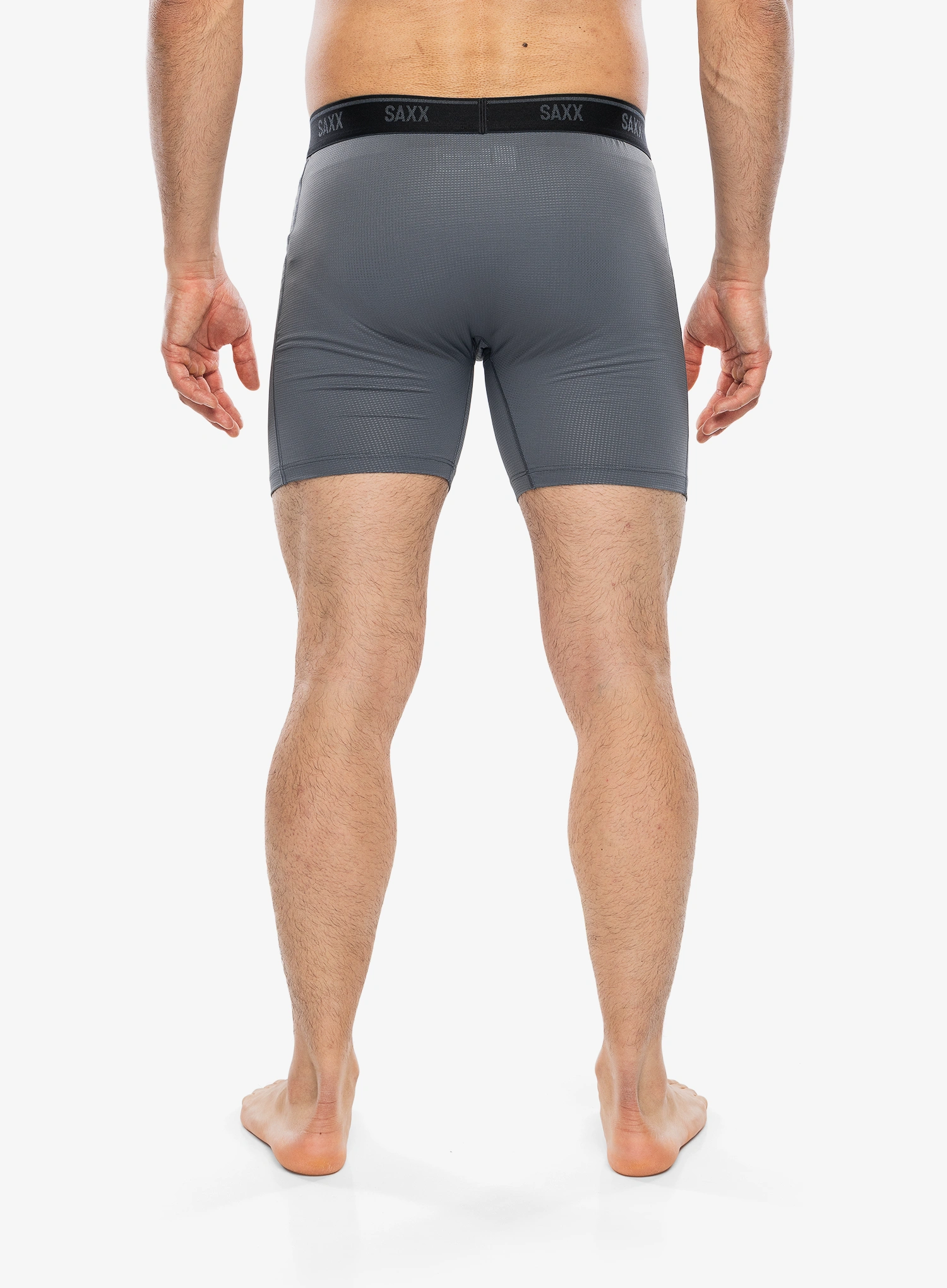 Boxershorts Saxx Quest Quick-Dry Mesh Boxer Brief Fly - turbulence