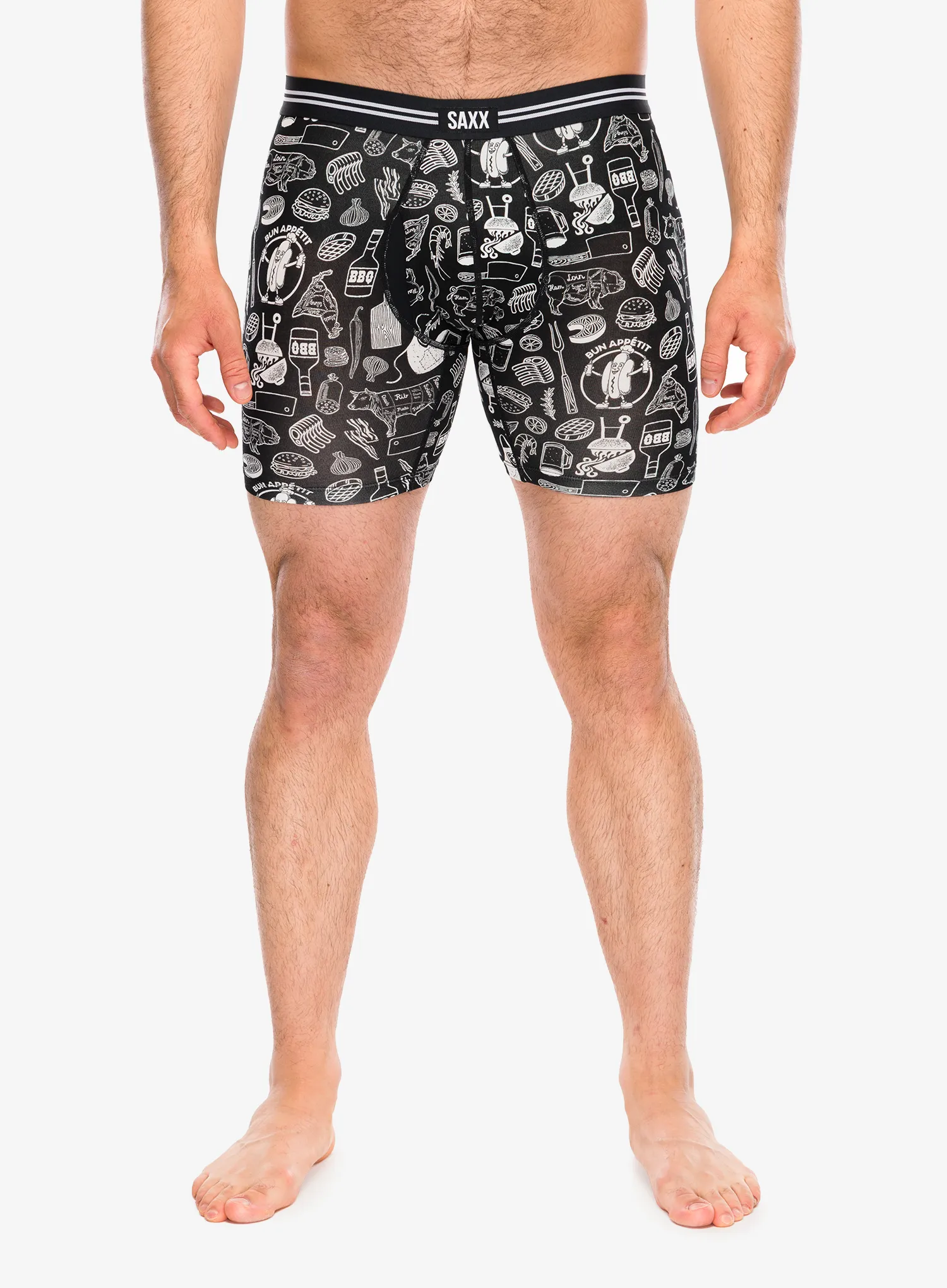 SaxxVibeXtraSoftComfortBoxerBriefFlybunappetitblack688296557745a.webp