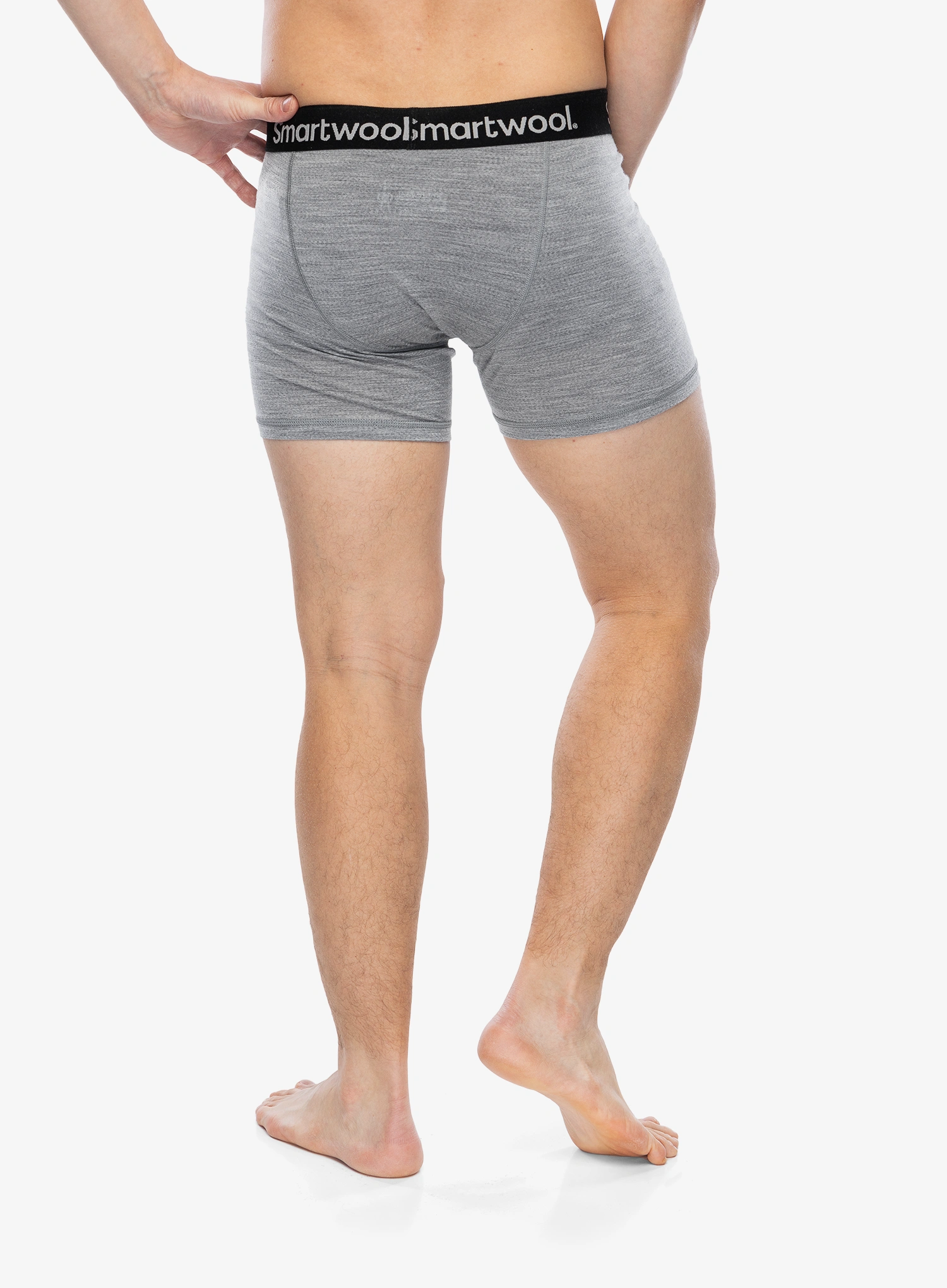 Boxershorts Smartwool Merino Boxer Brief Boxed - light gray heather
