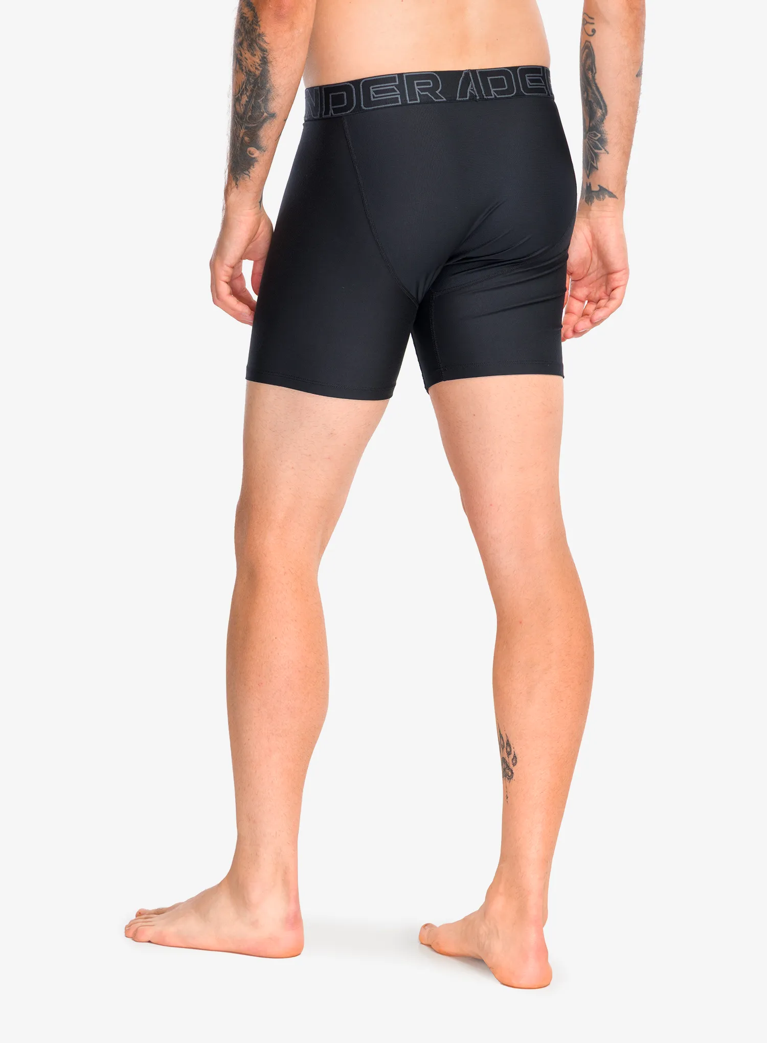 Boxershorts Under Armour Performance Ball Bag Solid 6in 2pk - black/black/castlerock