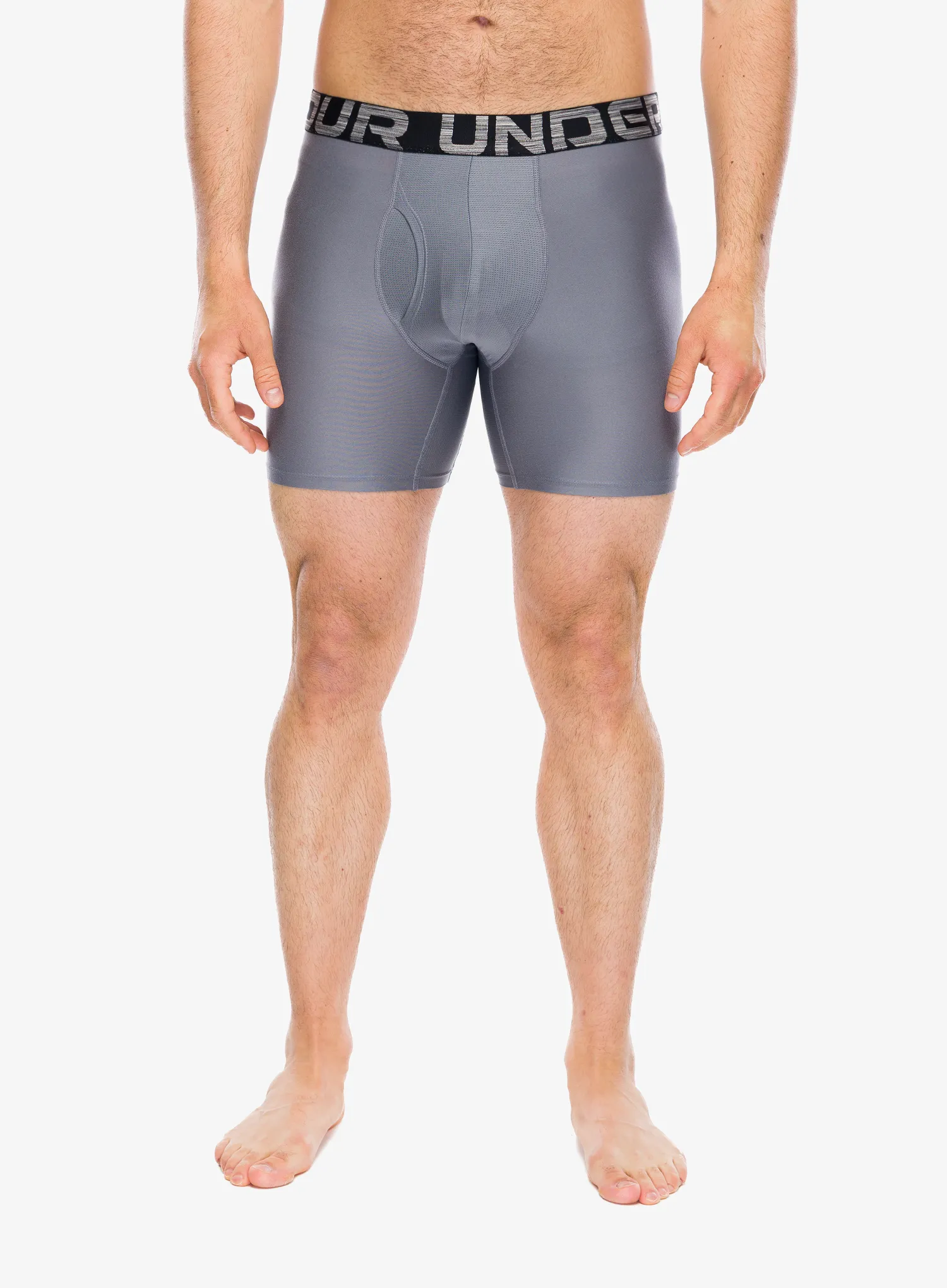Boxershorts Under Armour Performance Tech Novelty 6in 3PK - wham blue/black/titan gray