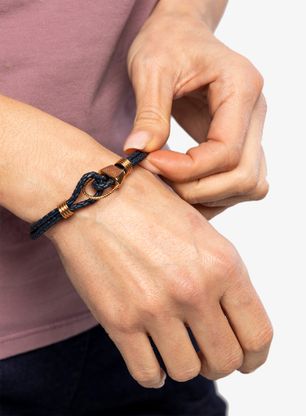 Armband 8B+ Wristband Iliada - blue/gold