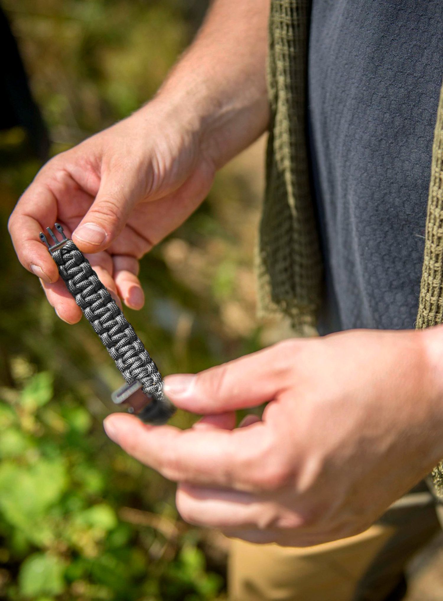 Armband Helikon-Tex Survival Bracelet - Paracord - black