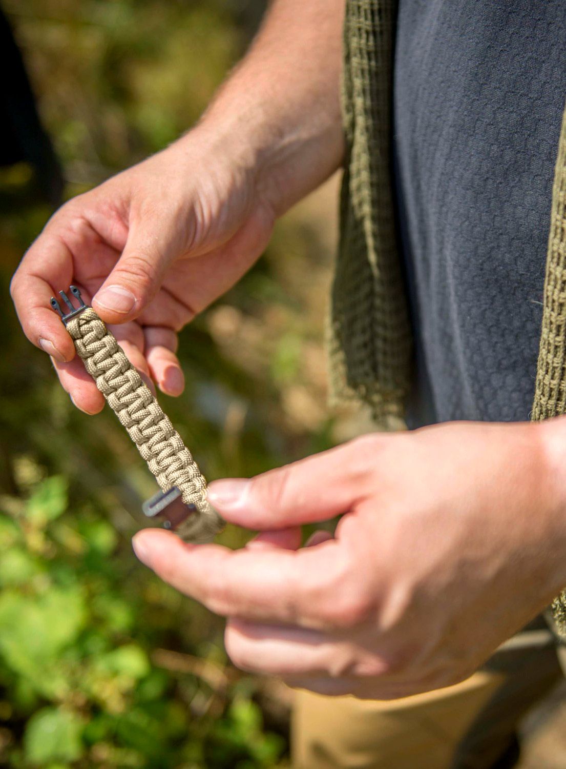 Armband Helikon-Tex Survival Bracelet - Paracord - coyote
